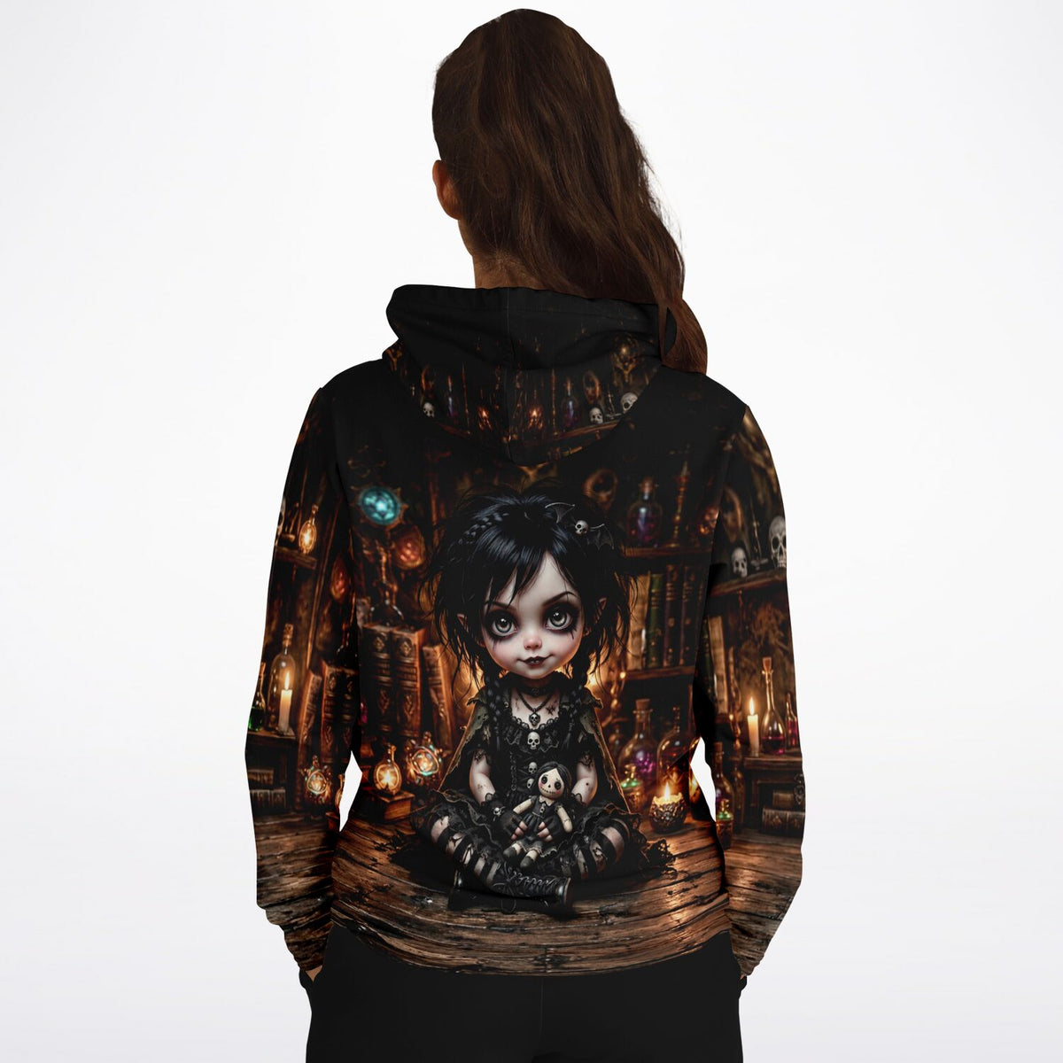 Dreamer Hoodie mit Little Mistelchen Gothic-Motiv, perfekt für Fans von Diamond Painting und Malen nach Zahlen