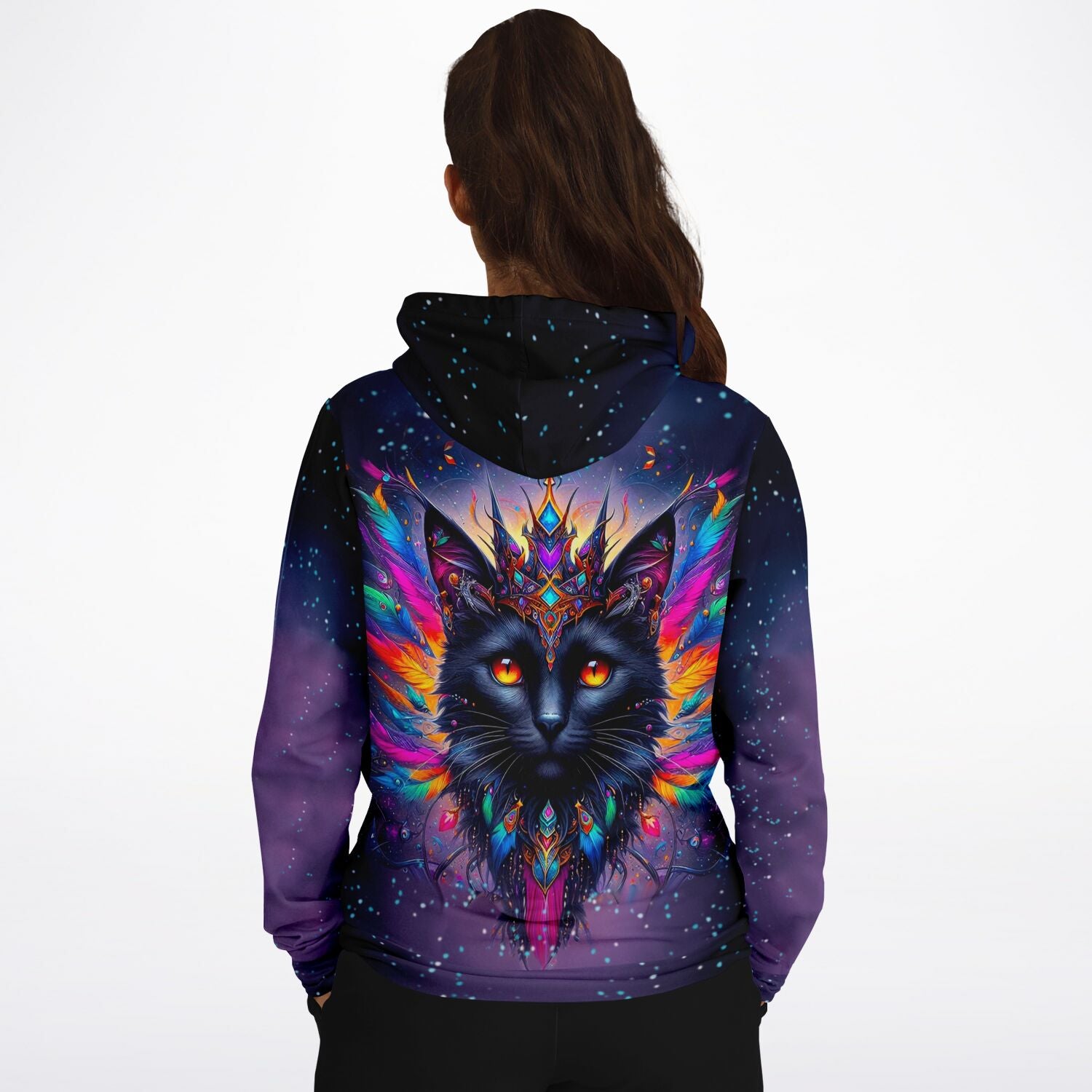 Dreamer Hoodie - Mystic colorsplash Cat