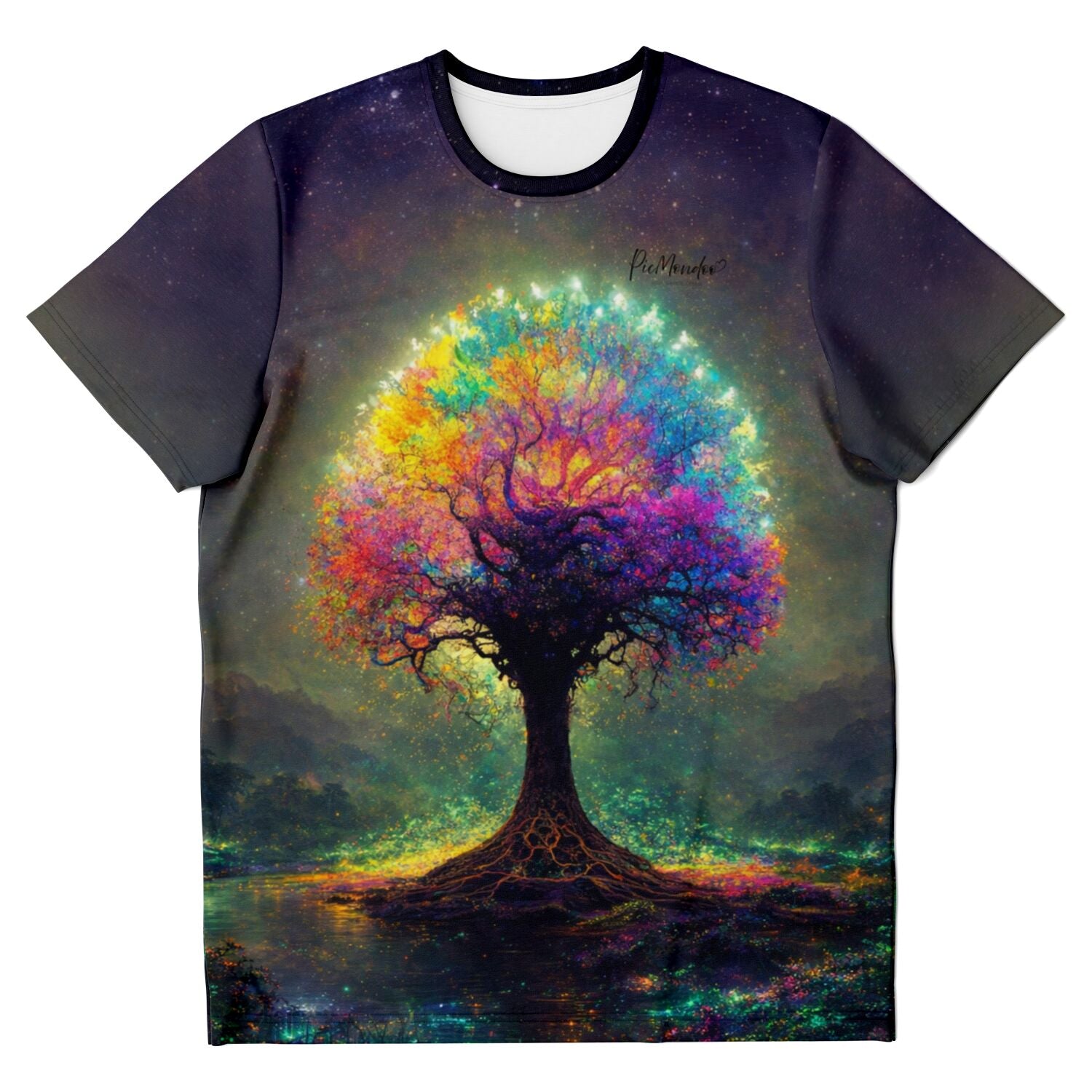 Dreamer T-Shirt - Multi Special - Colorful lightning Tree