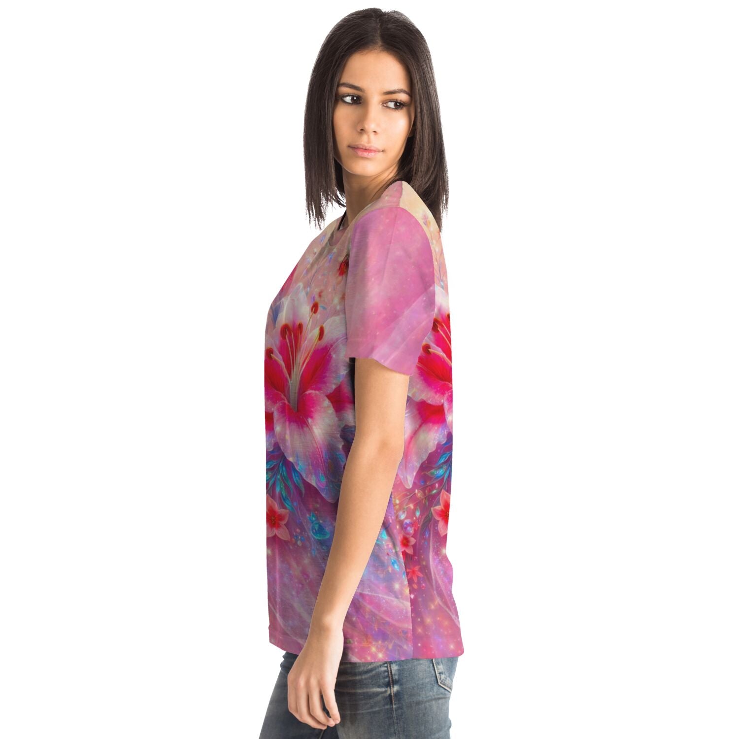 Dreamer T-Shirt - Zarte Lilie in rosé