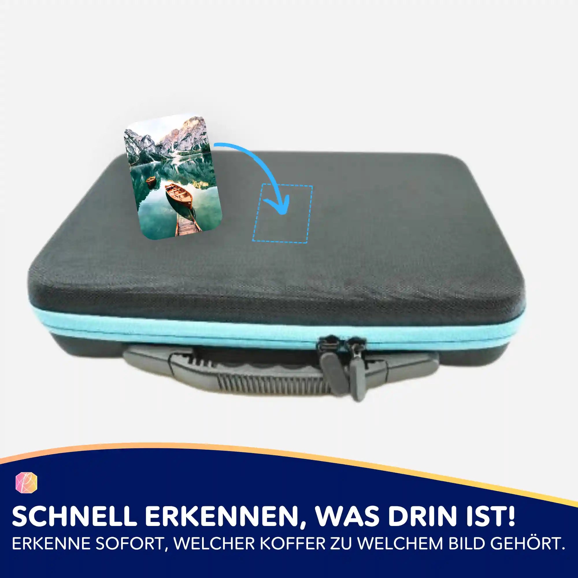 Aufkleber 5er-Set - Das Boot am See
