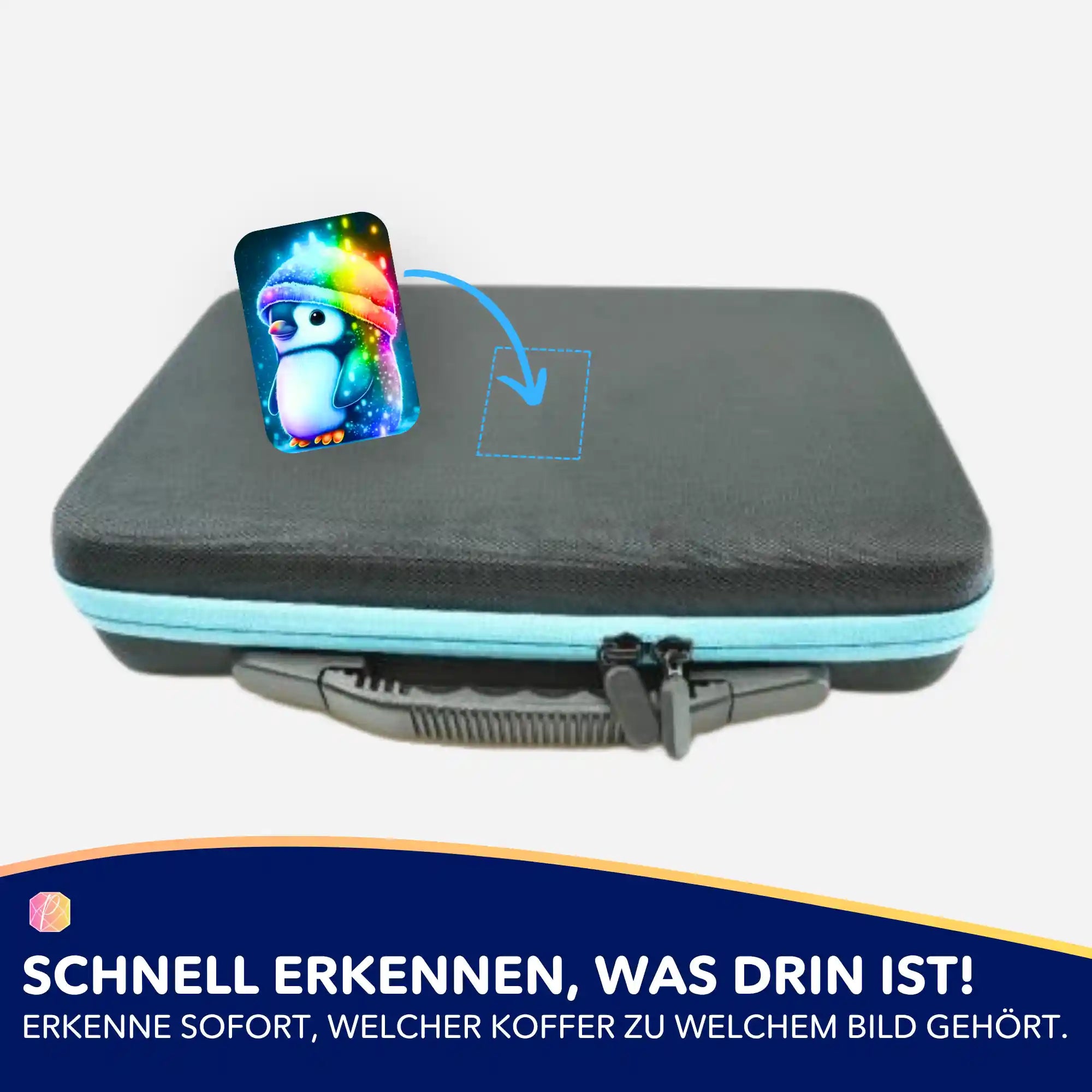 Aufkleber 5er-Set - Kleiner Pinguin