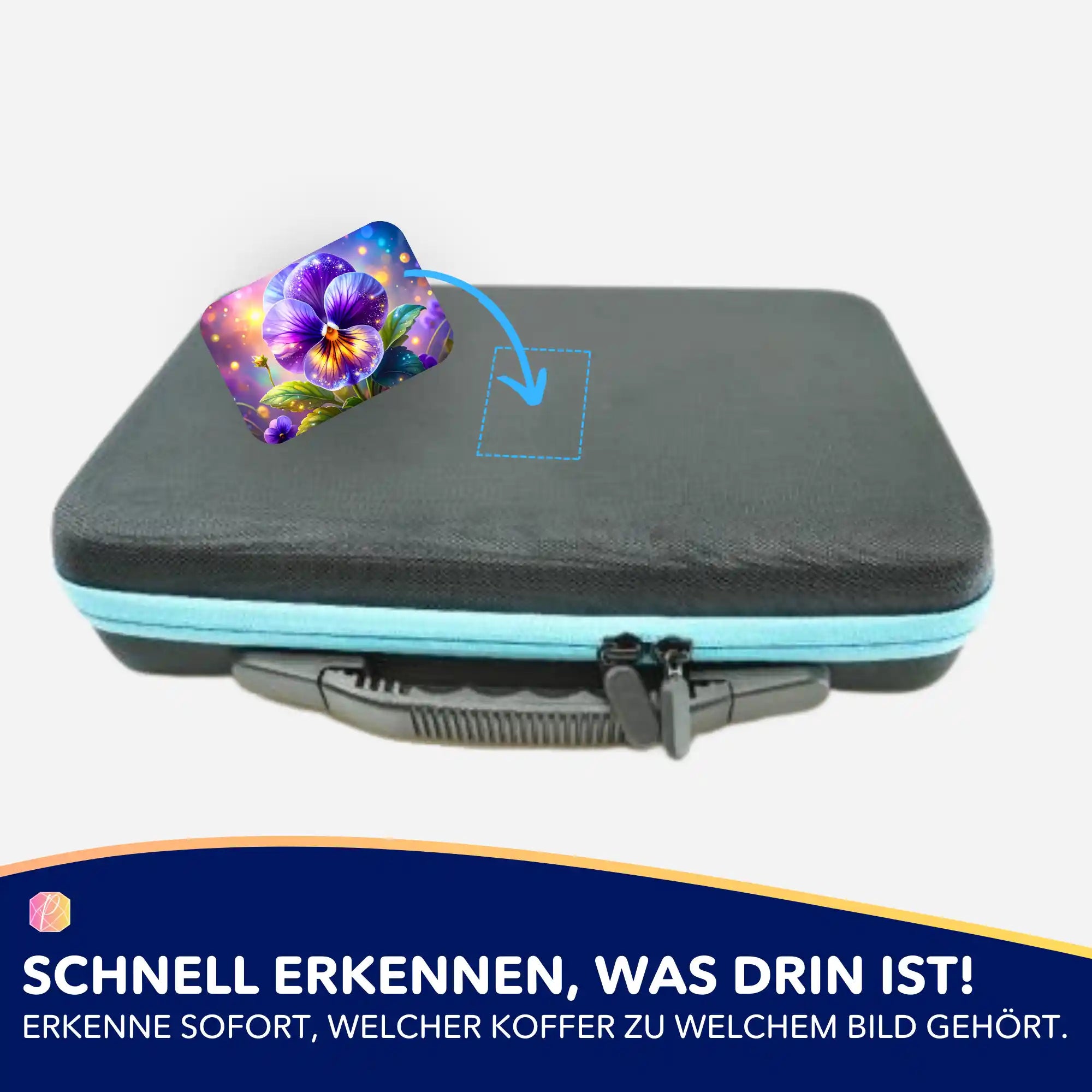 Aufkleber 5er-Set - Sternenveilchen