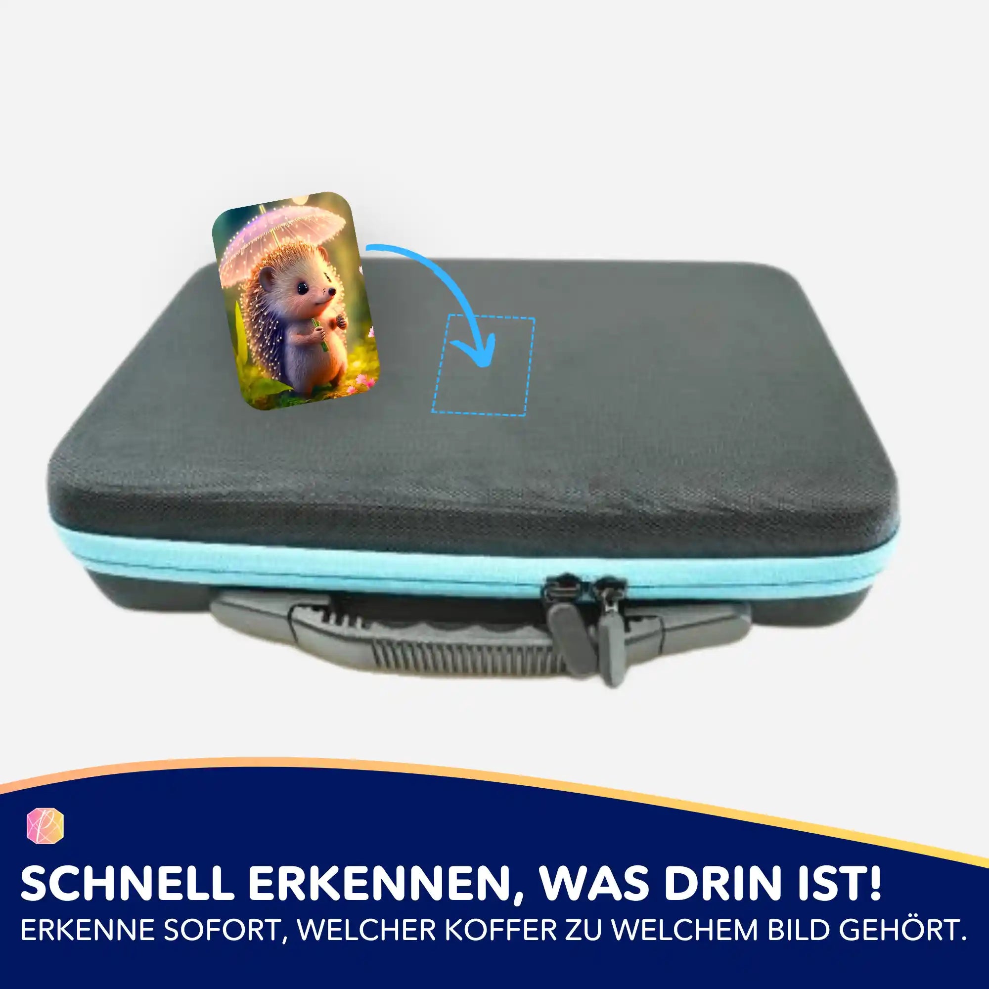 Aufkleber 5er-Set - Igelchen im Sonnenlicht