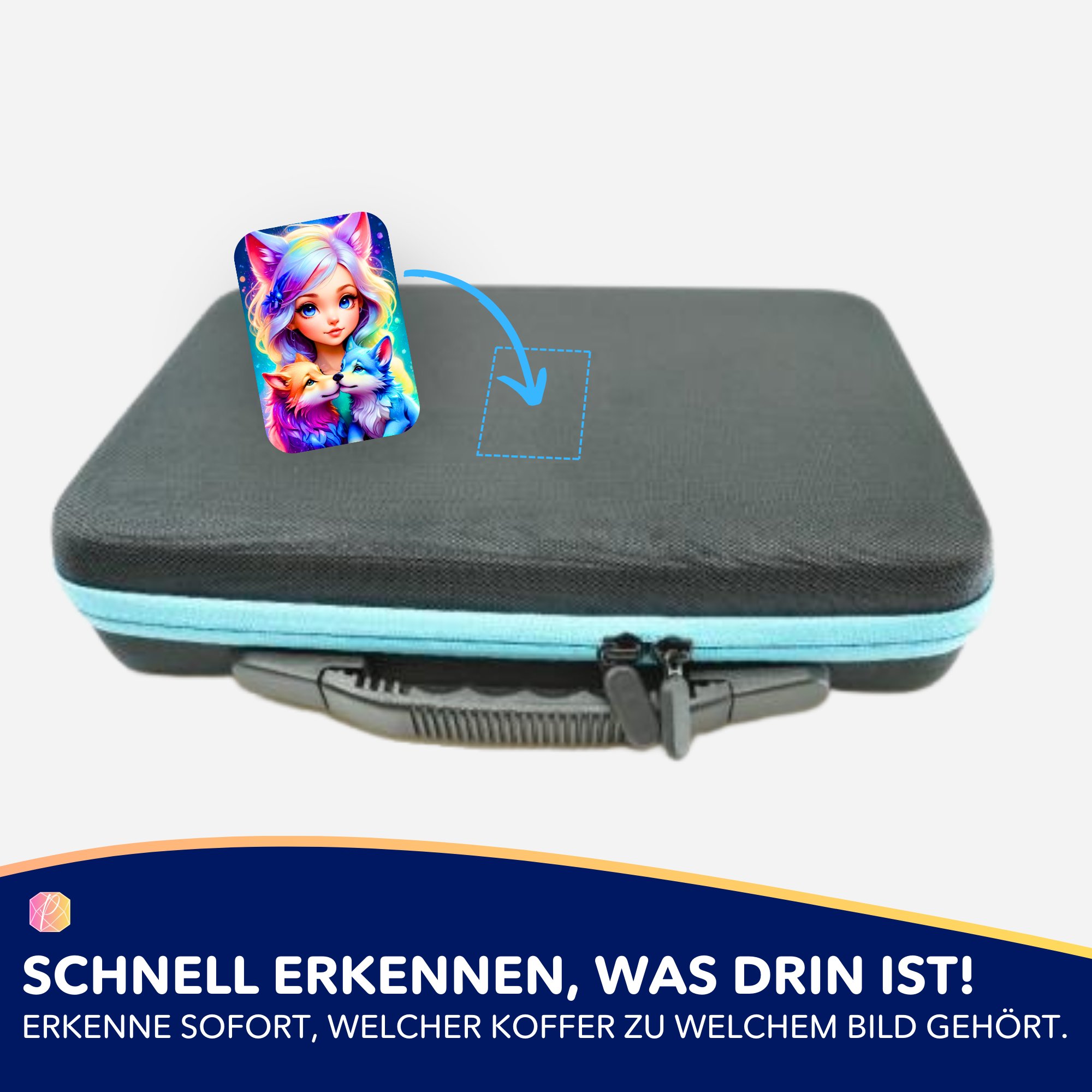 Aufkleber 5er-Set - Moni´s Special - Wolfmädchen Finja