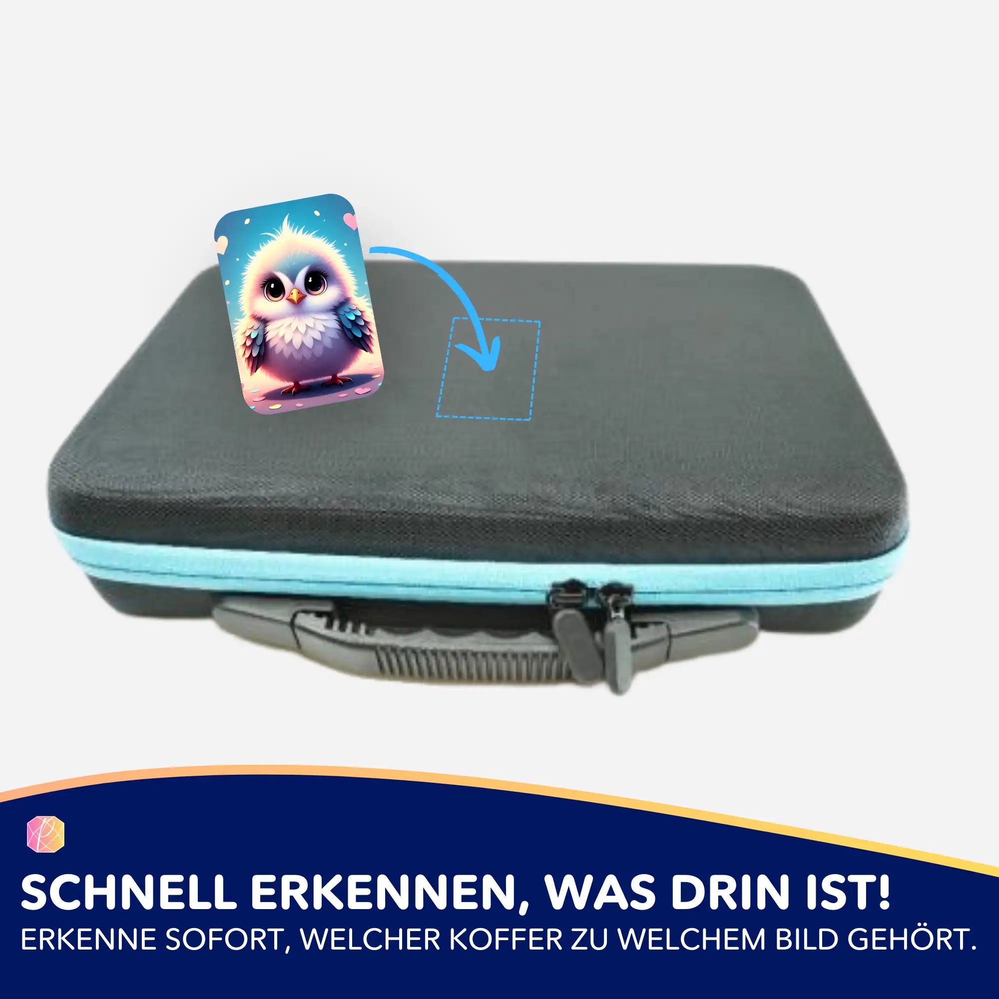 Aufkleber 5er-Set - Mehr Mut, als man sieht