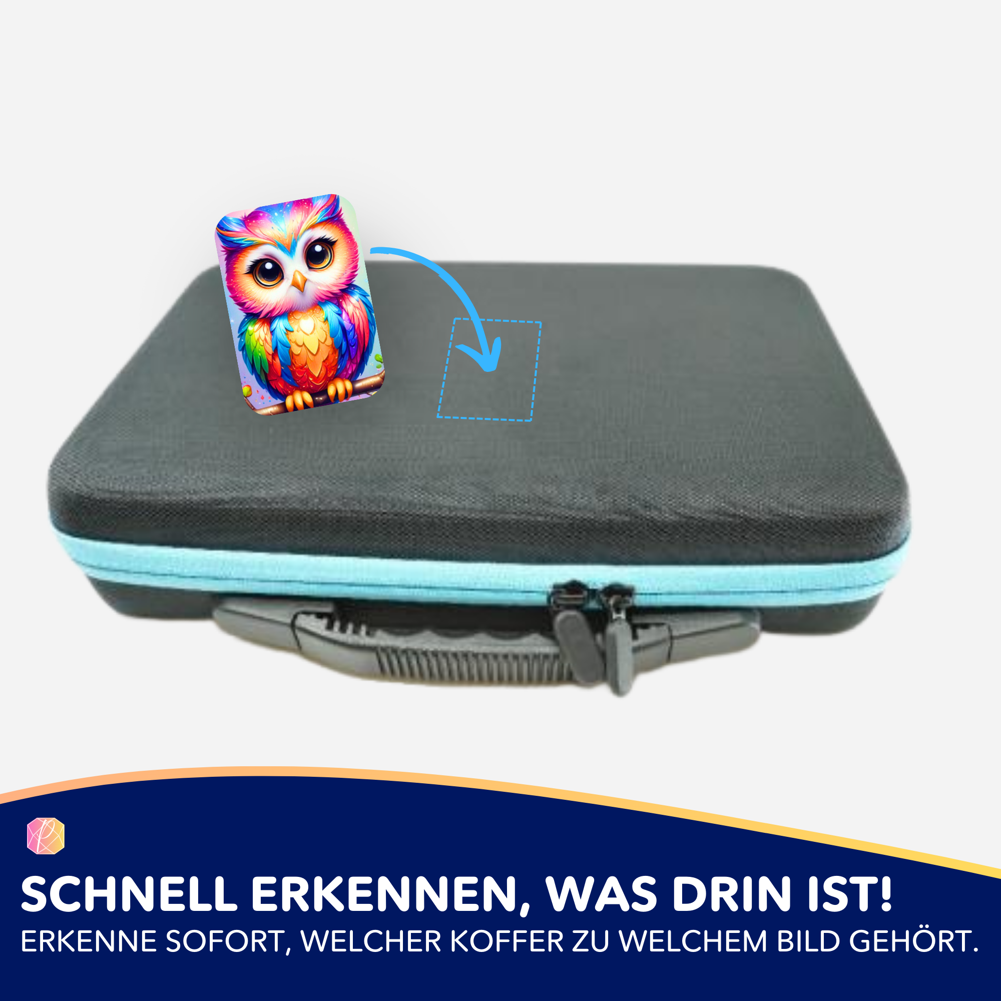 Aufkleber 5er-Set - Fairydust Special - Eule Fridolin