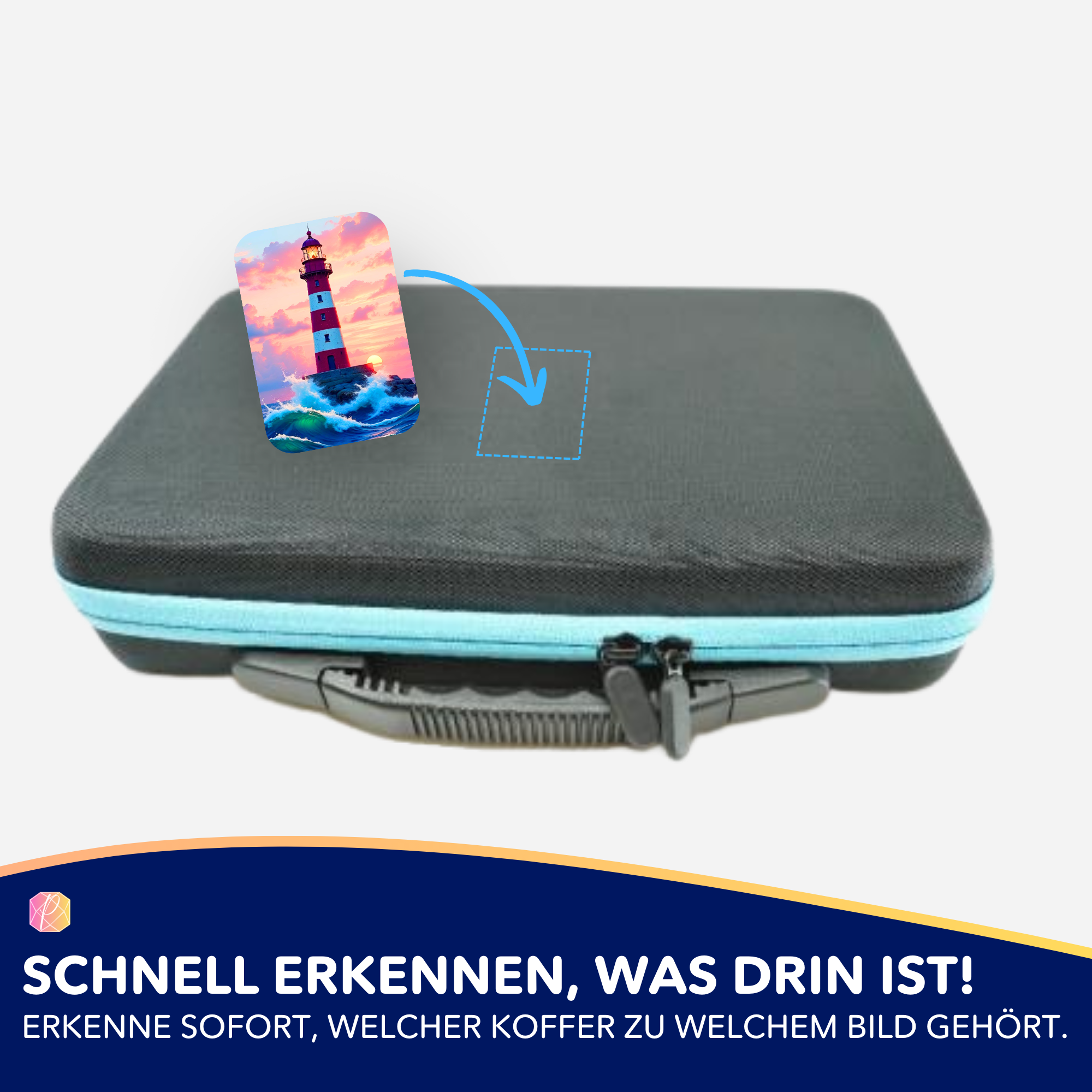 Aufkleber 5er-Set - Leuchtturm der Hoffnung