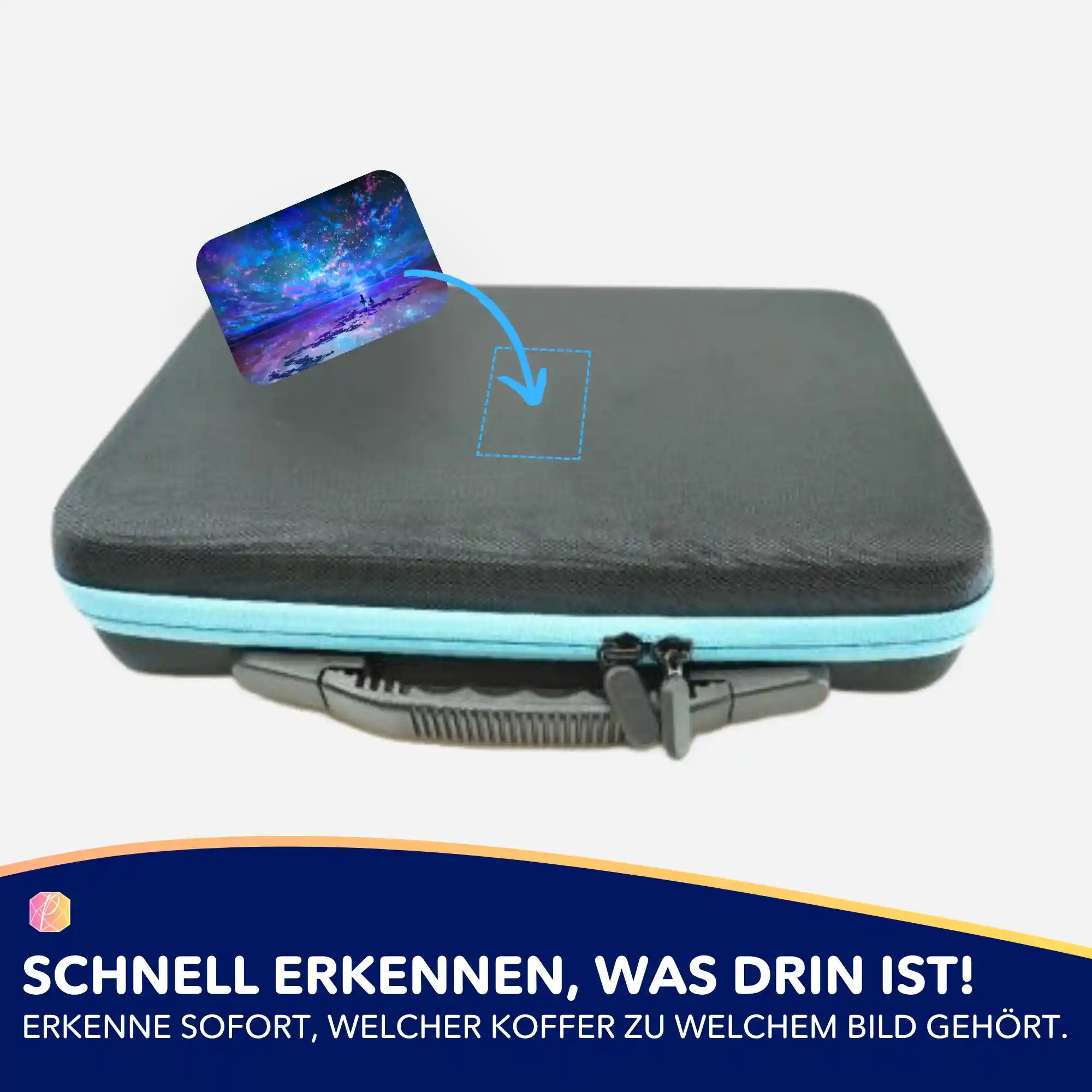 Aufkleber 5er-Set - Ozean trifft auf Universum MINI