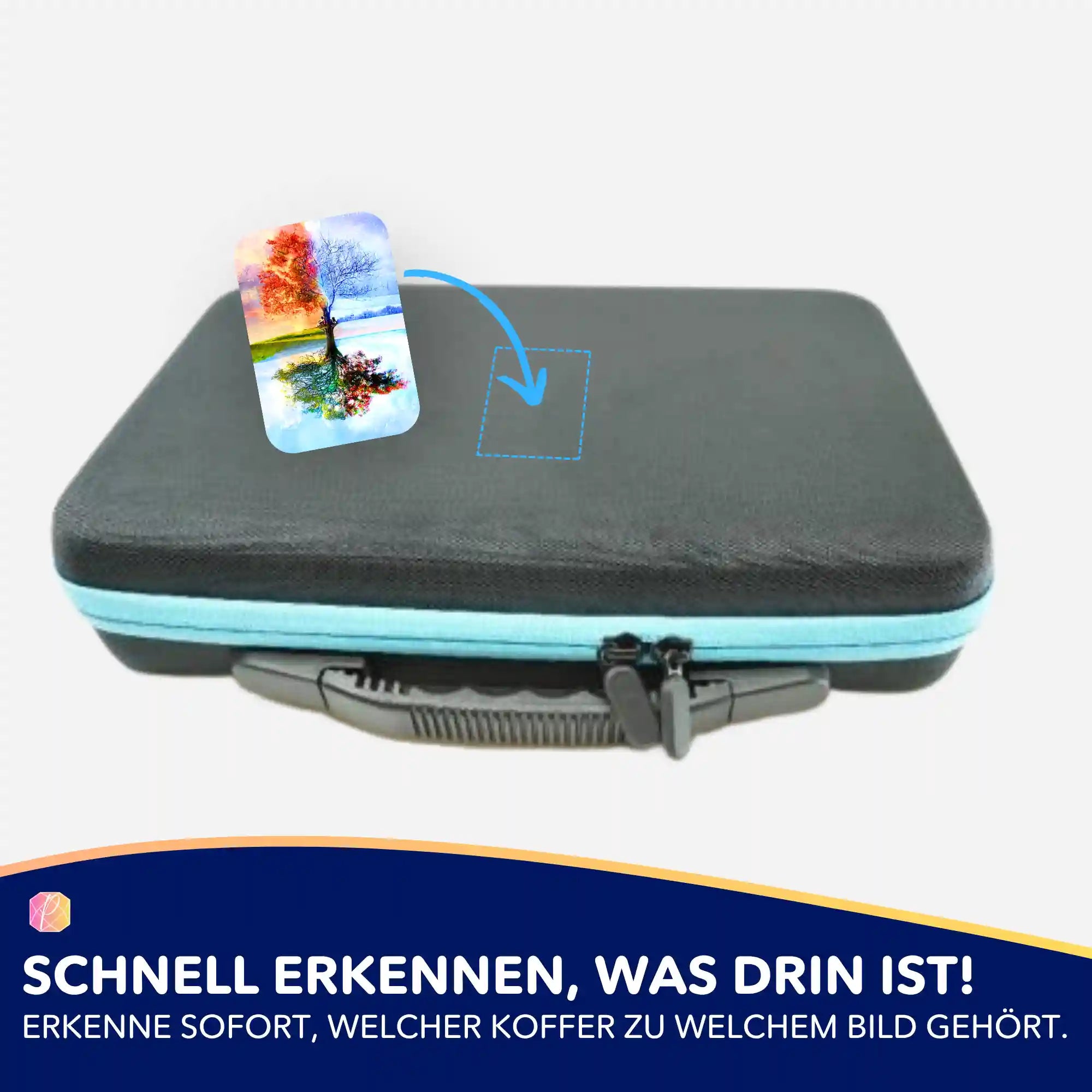 Aufkleber 5er-Set - Baum der 4 Jahreszeiten MINI