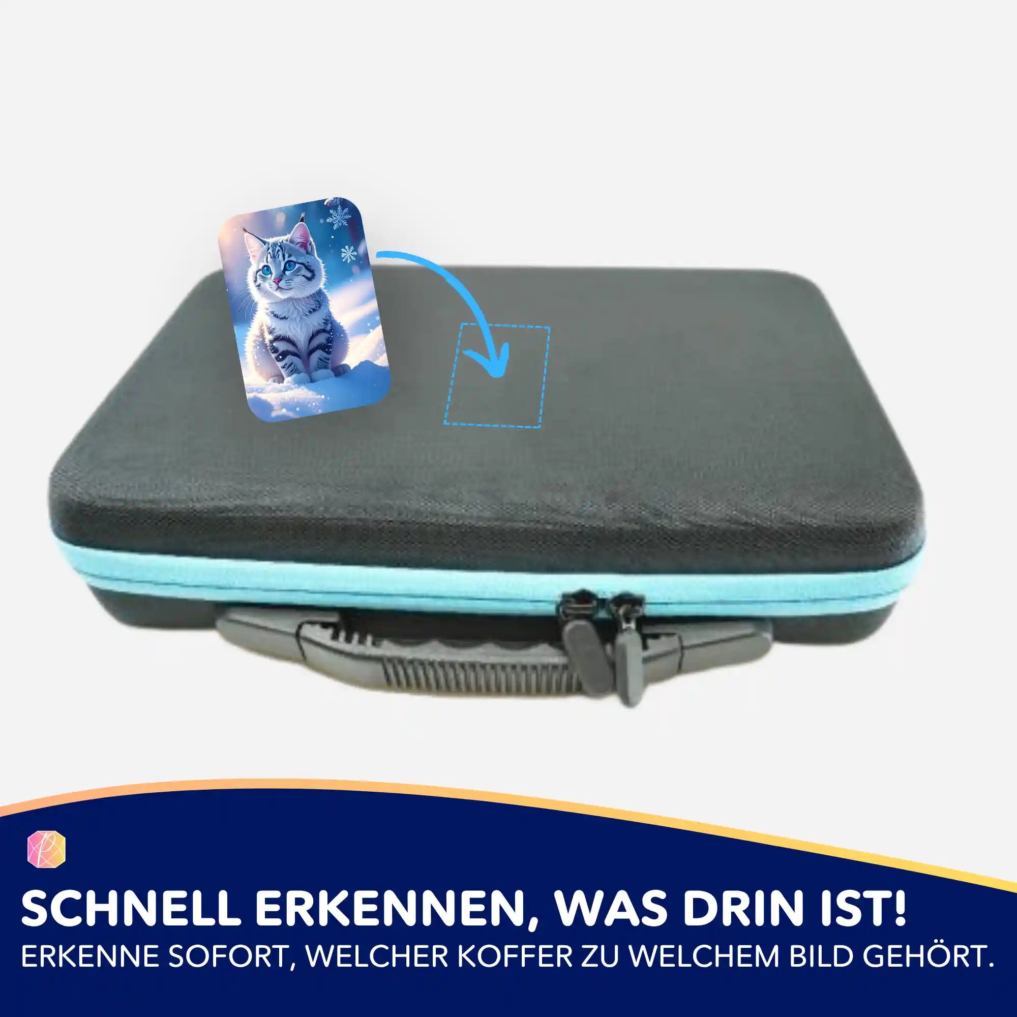 Aufkleber 5er-Set - Schneegeist