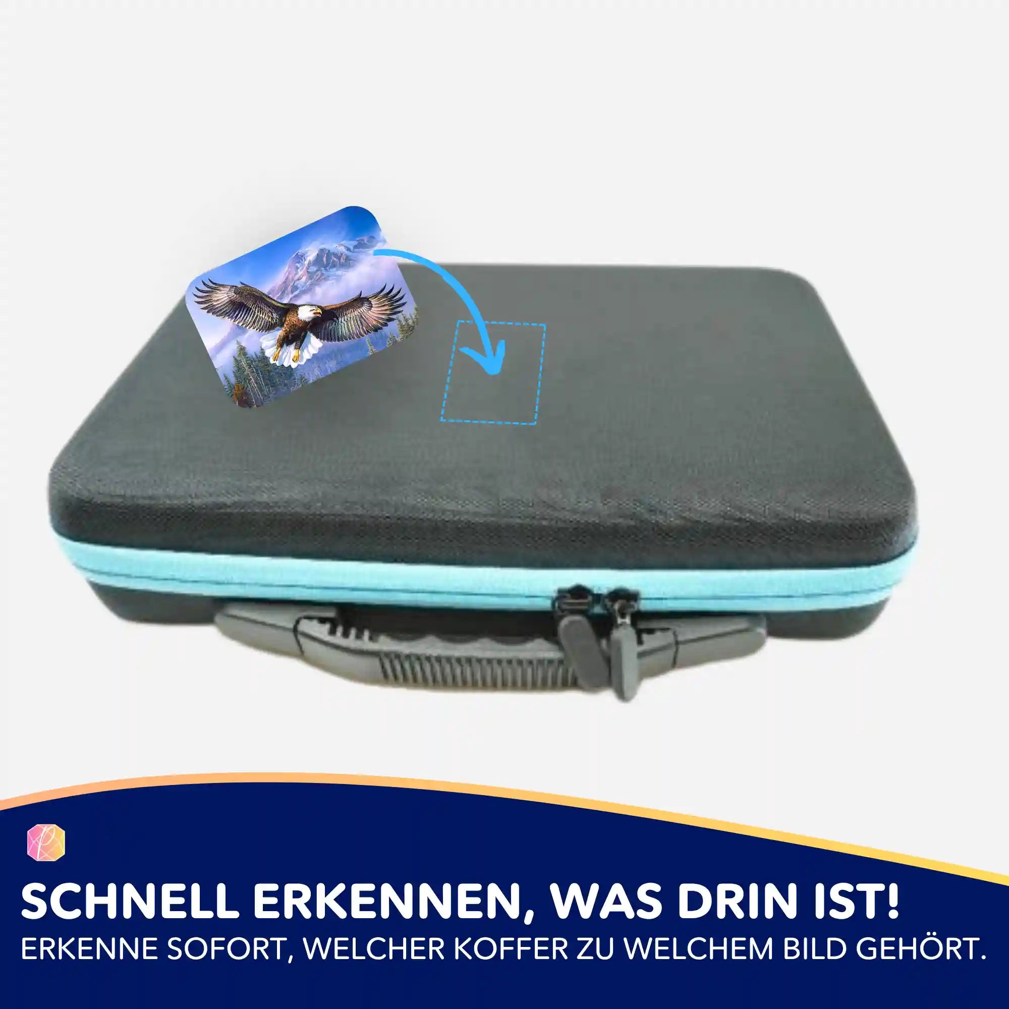 Aufkleber 5er-Set - Adler der Berge
