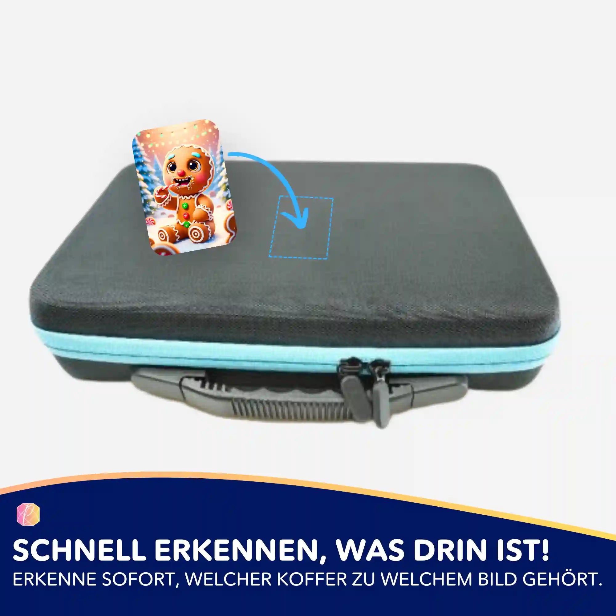 Aufkleber 5er-Set - Lebkuchenmann "Limited Edition"