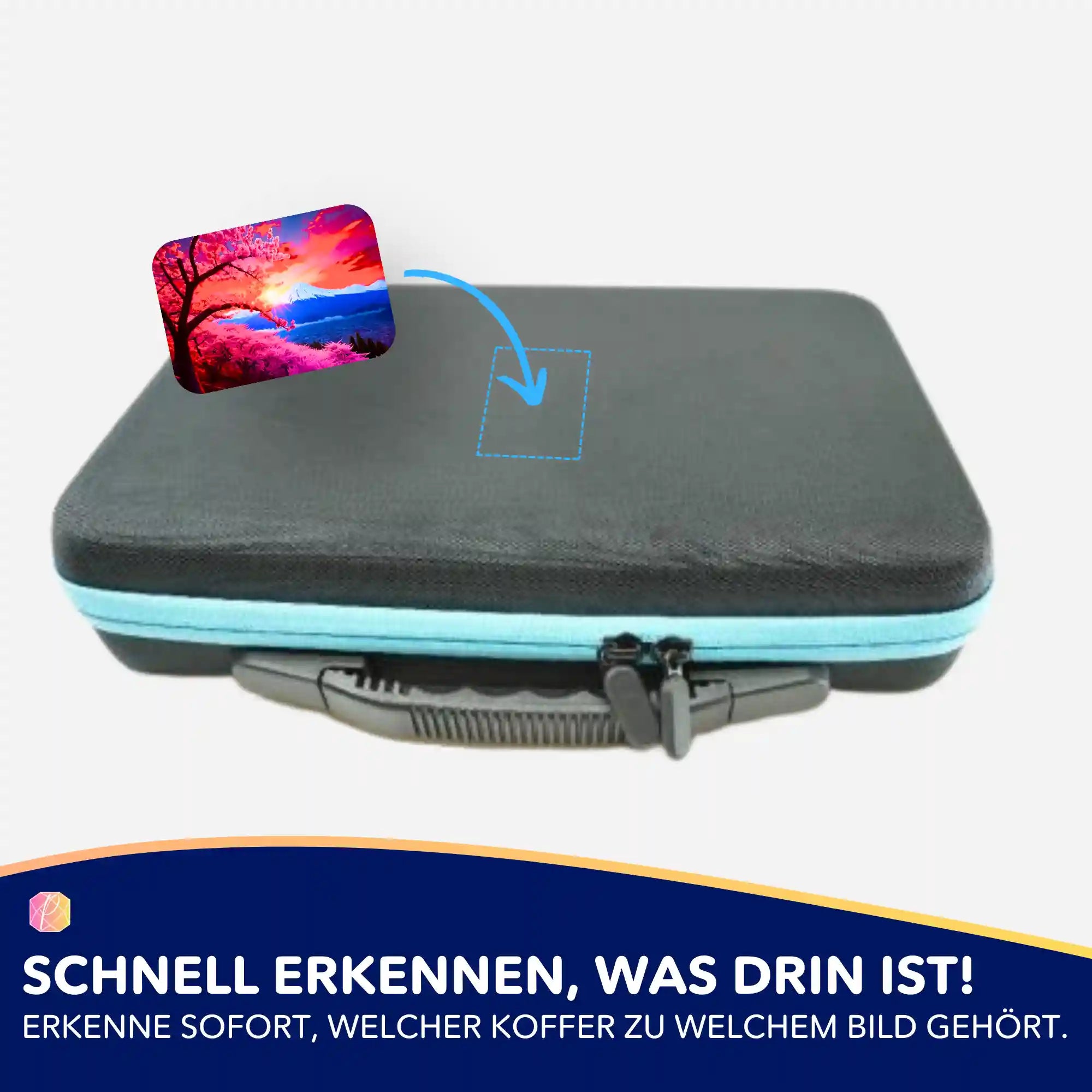 Aufkleber 5er-Set - Berg der Kirschblüten