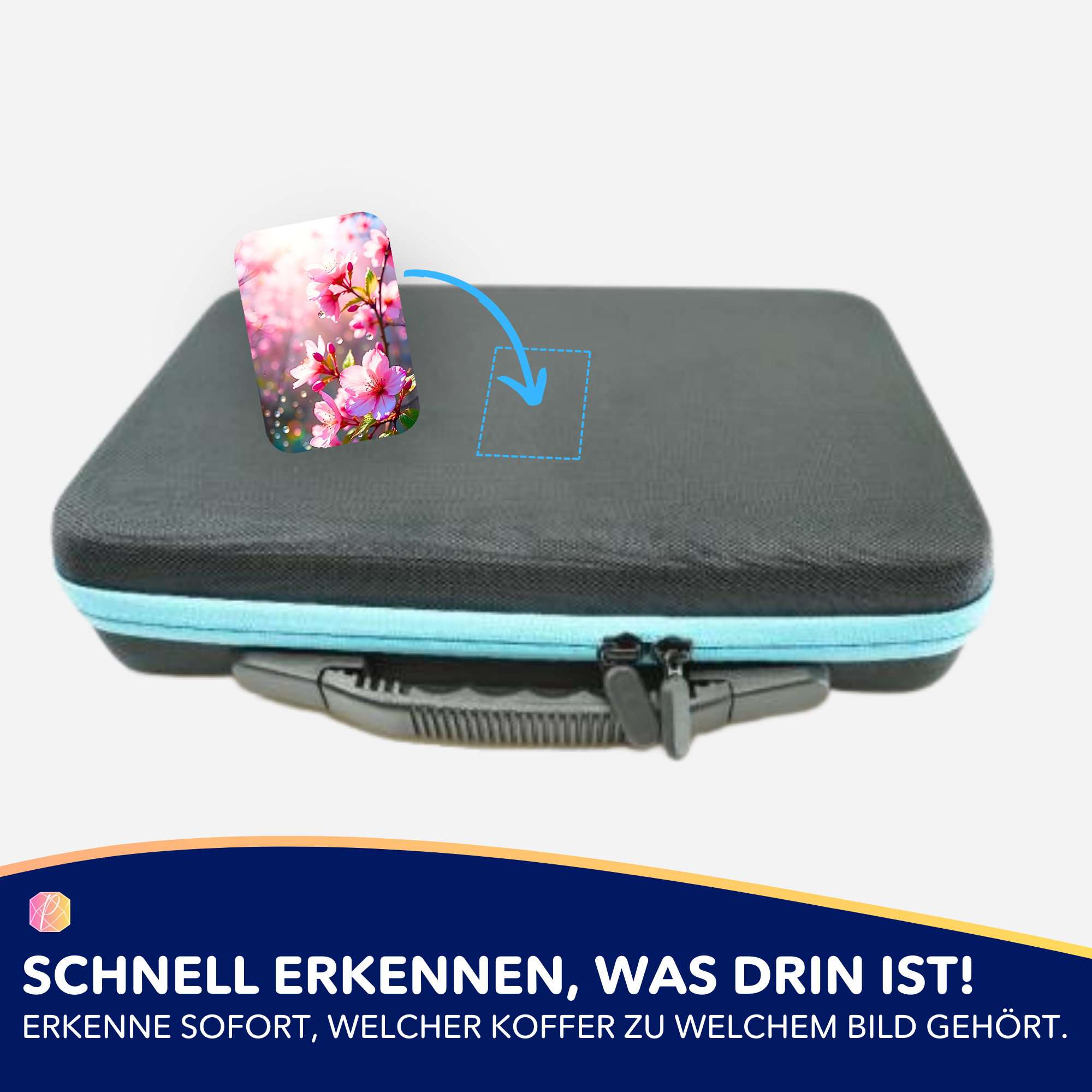 Aufkleber 5er-Set - Zarte Kirschblüten