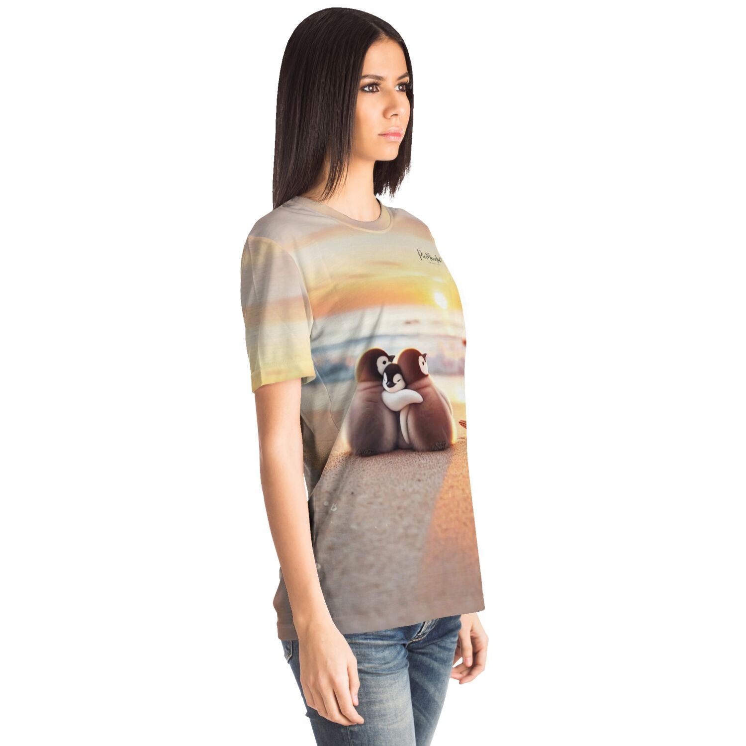 Dreamer T-Shirt - Happy Family am Strand