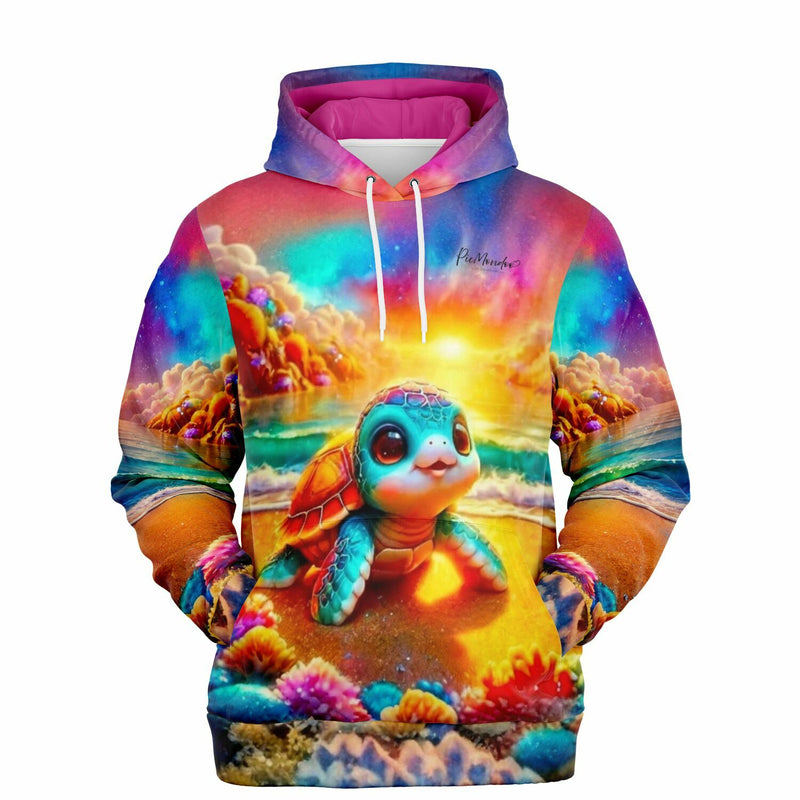 Dreamer Hoodie - 100 Farben Special - Schildkröte am Funkelstrand
