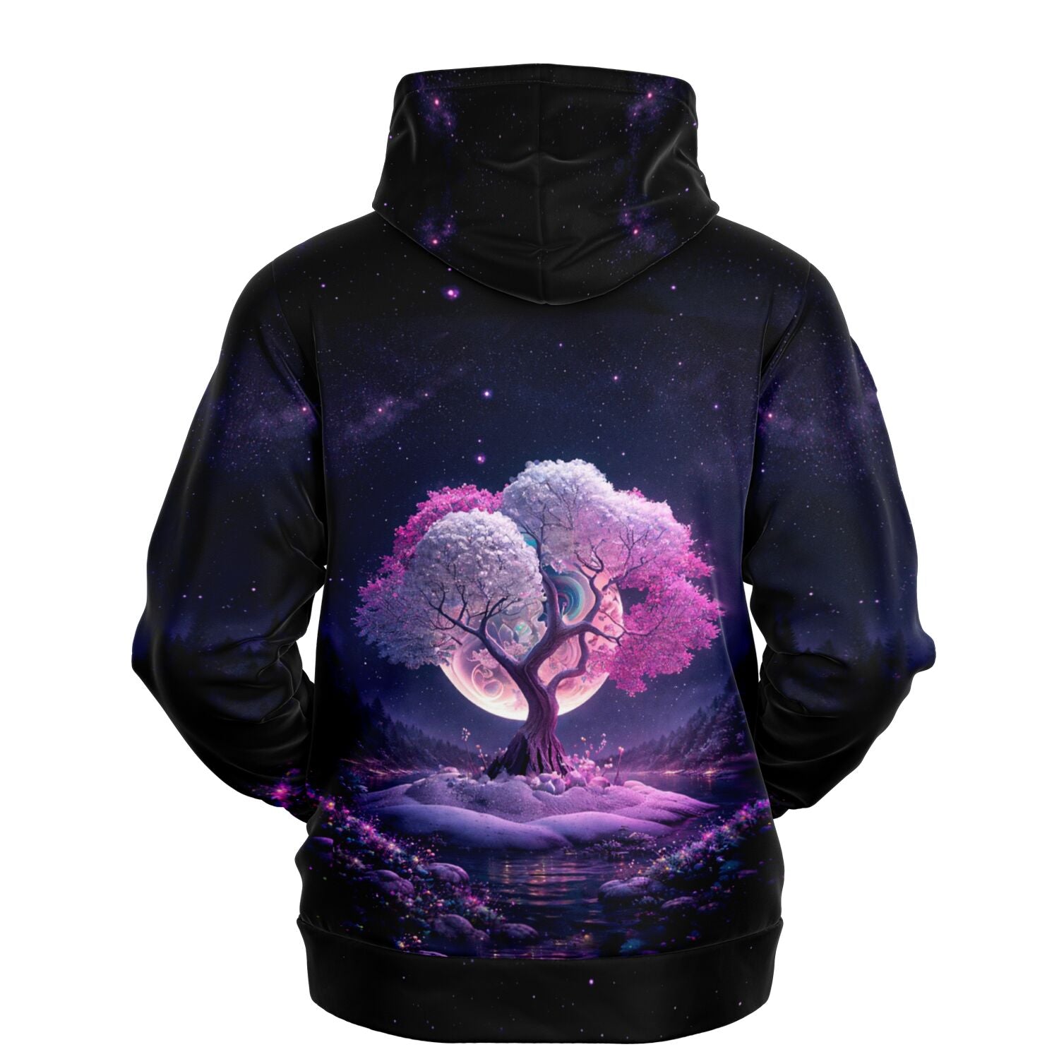 Dreamer Hoodie - Multi Special - Pink Tree at Night