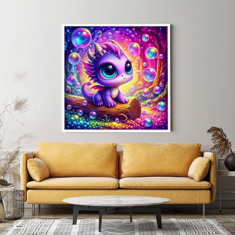 Diamond Painting Multi Special - Little bubble dragon "Limited Edition"