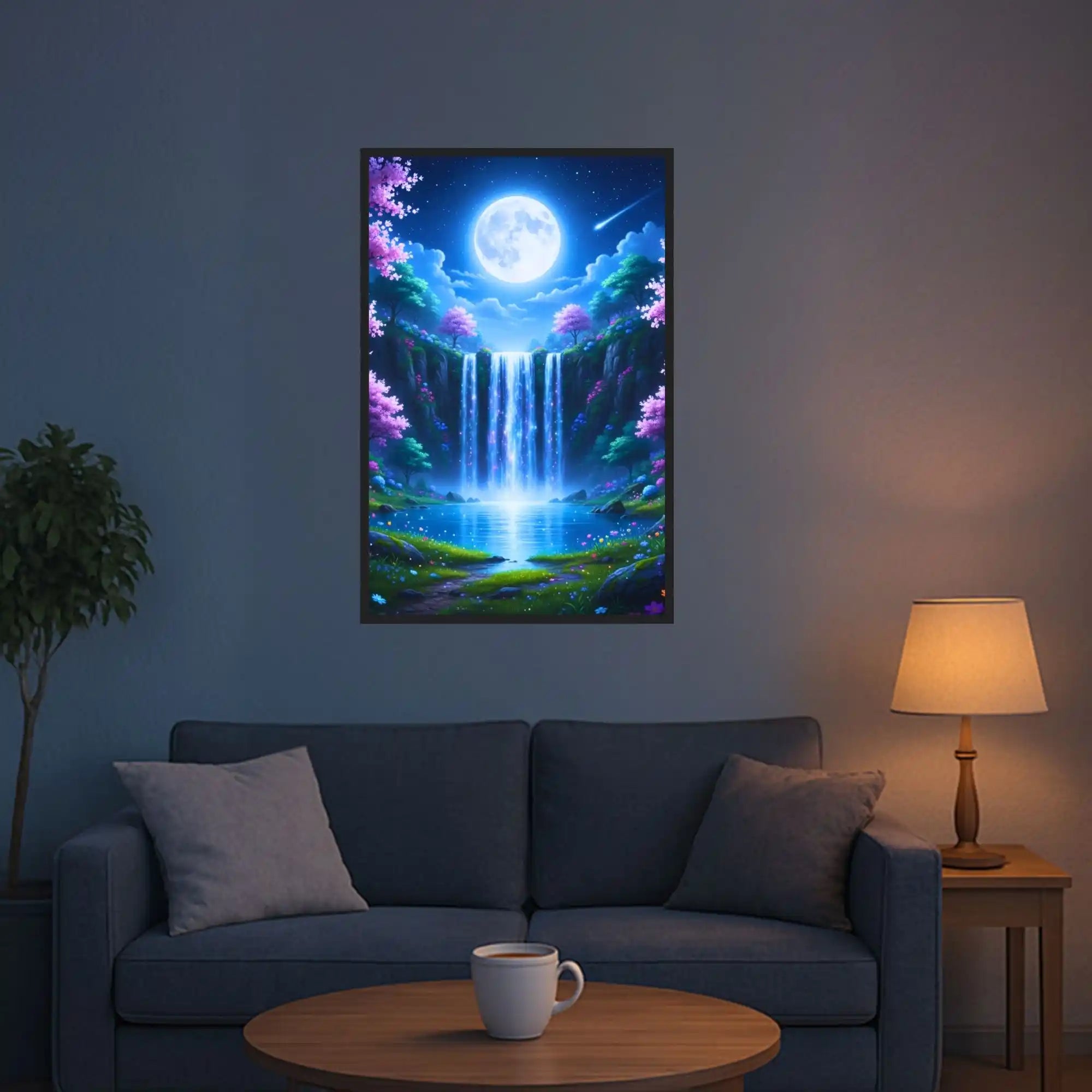 Diamond Painting - Tal der flüsternden Wasser