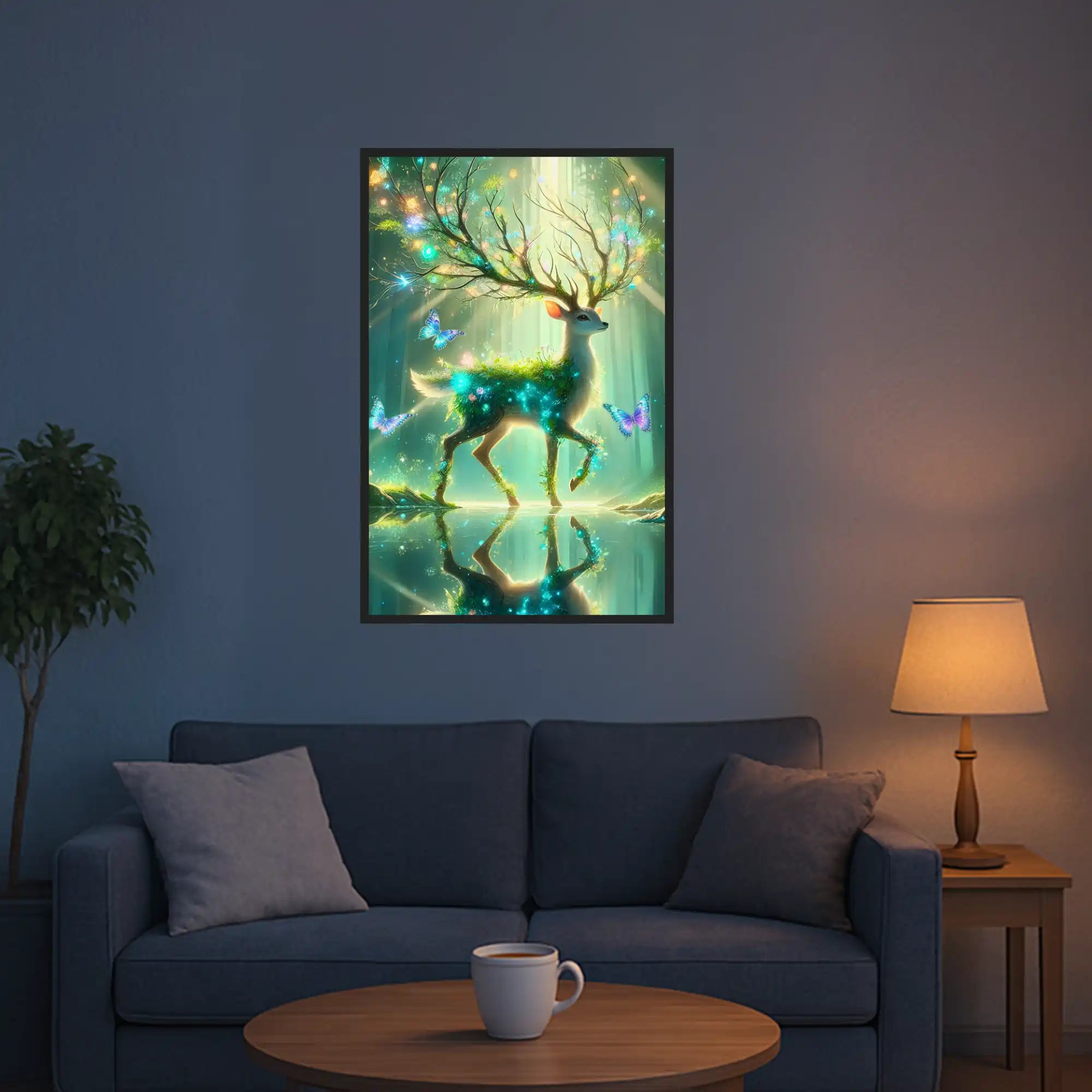 Diamond Painting 7 Tage Special - Wächter der verborgenen Lichtung