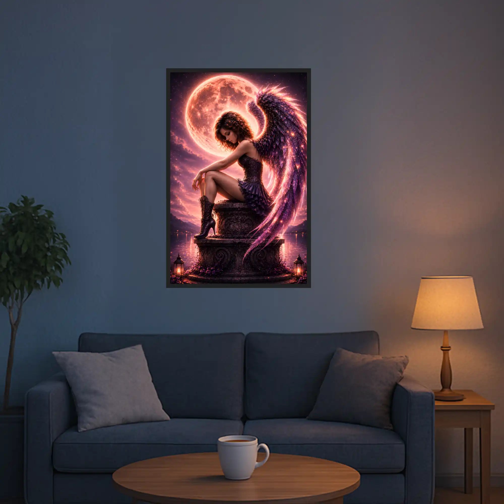 Diamond Painting 7 Tage Special - Aurelia Nachtflügel