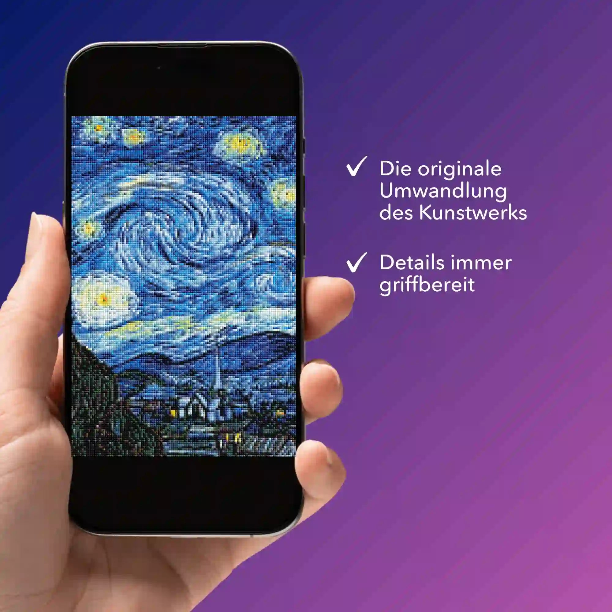 Digitale Bildmappe - Van Gogh "Sternennacht"
