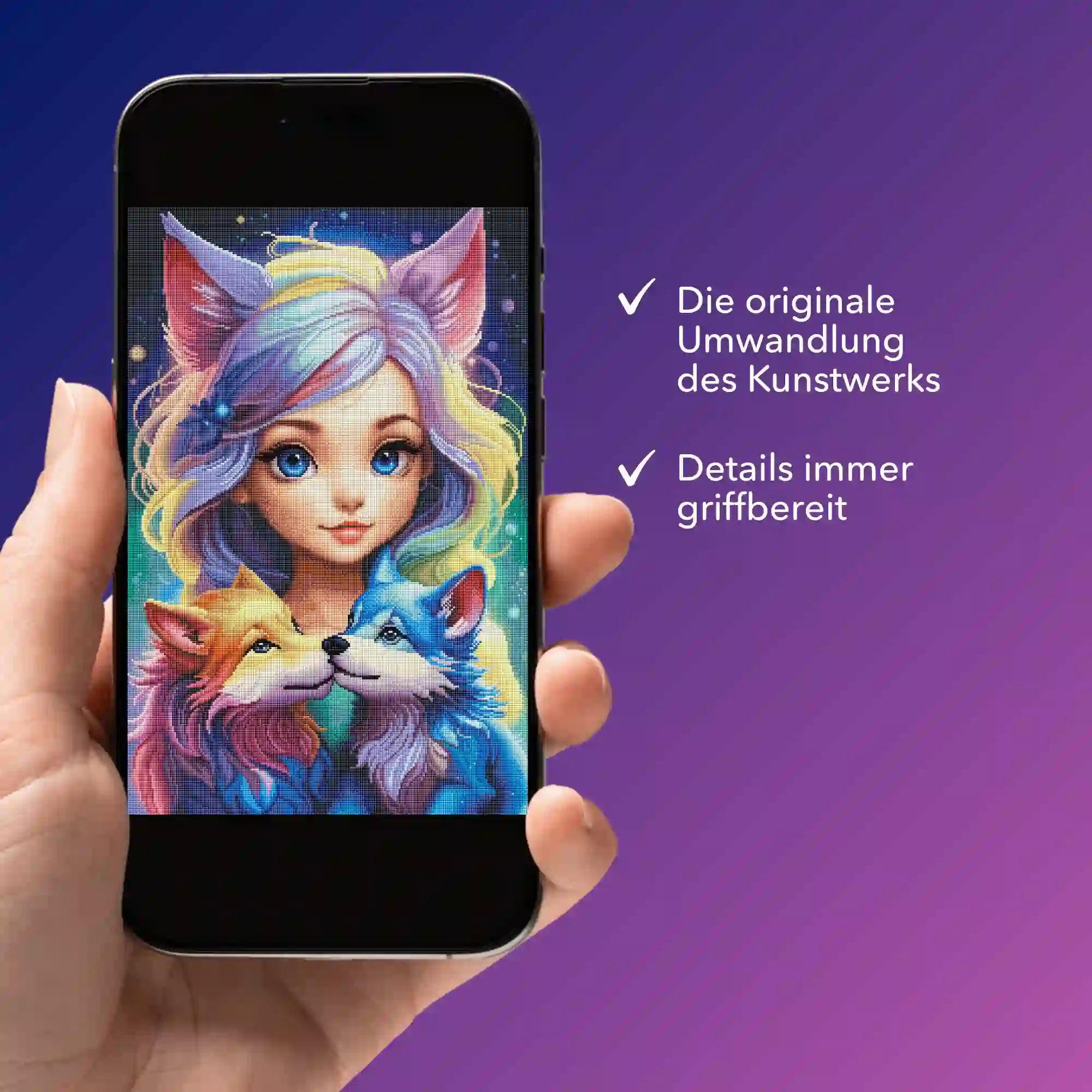 Digitale Bildmappe - Moni´s Special - Wolfmädchen Finja