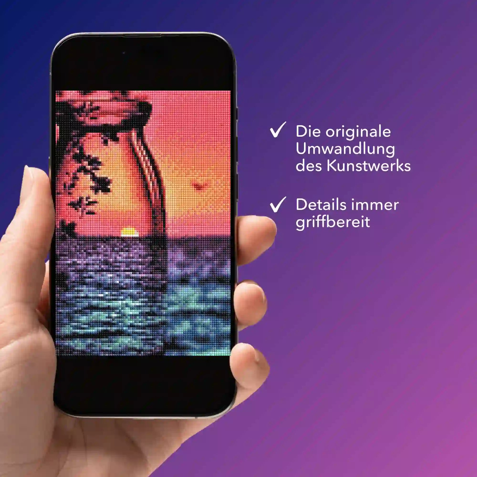 Digitale Bildmappe - Roter Sonnenuntergang