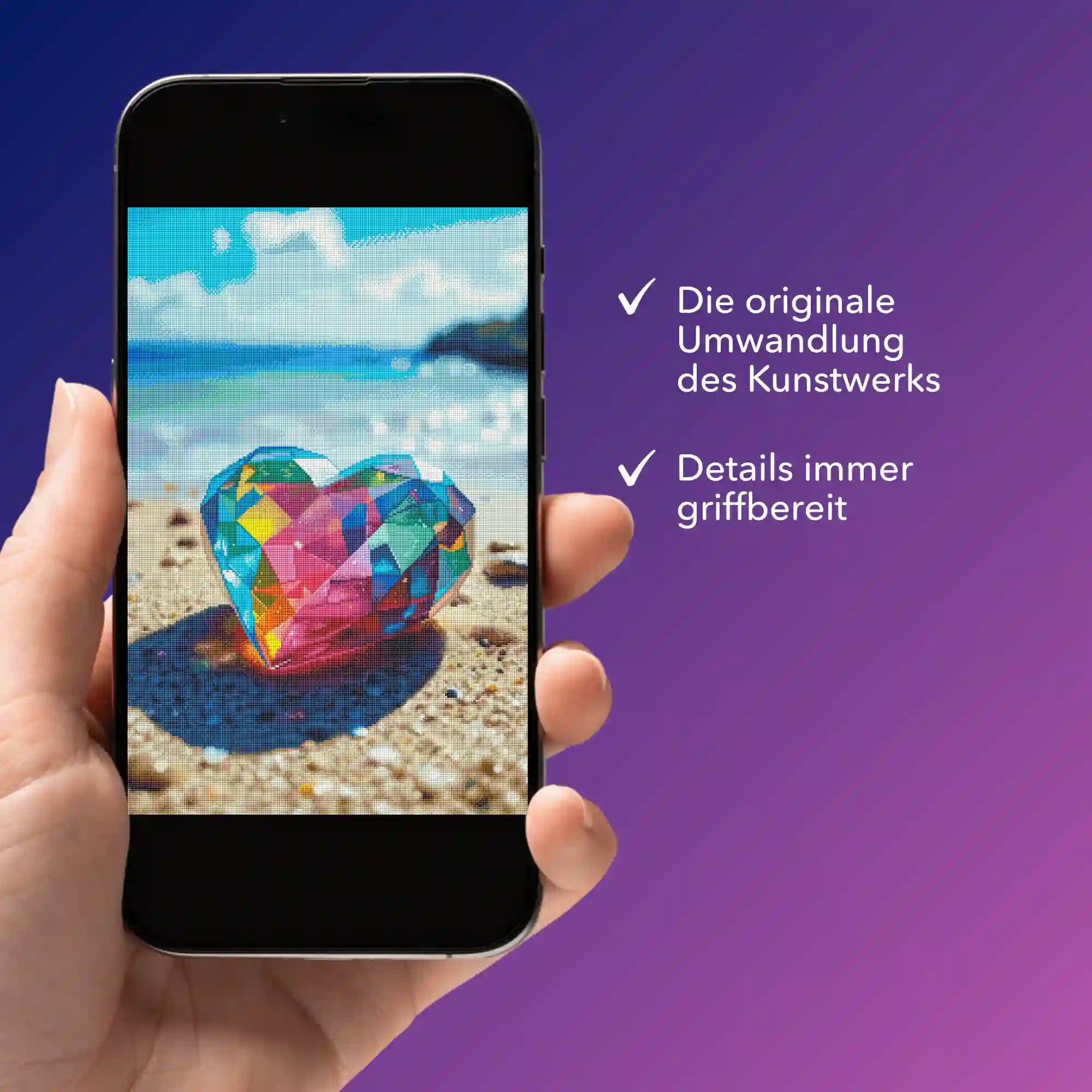 Digitale Bildmappe - Crystal Heart