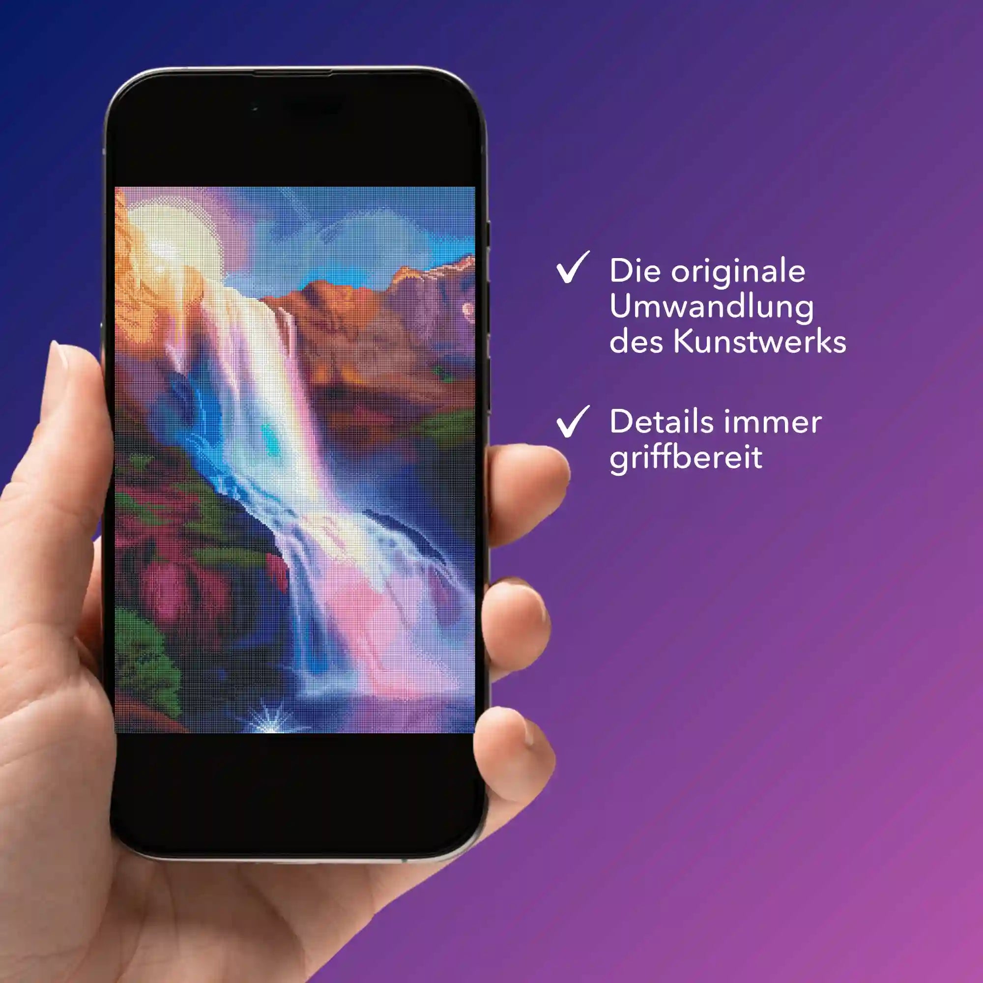 Digitale Bildmappe - Glanz des Wasserfalls