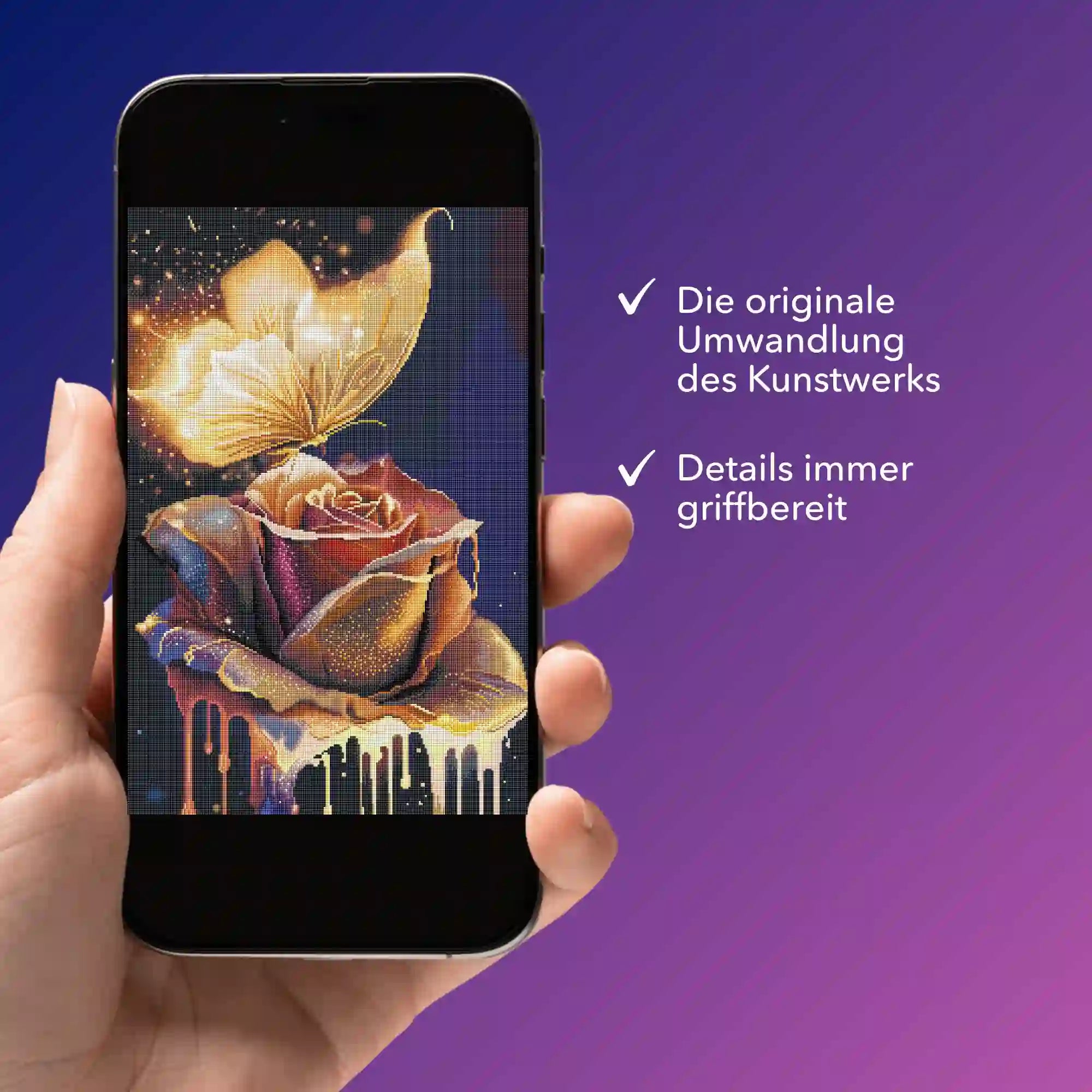 Digitale Bildmappe - Moni´s Special - Goldene Rose