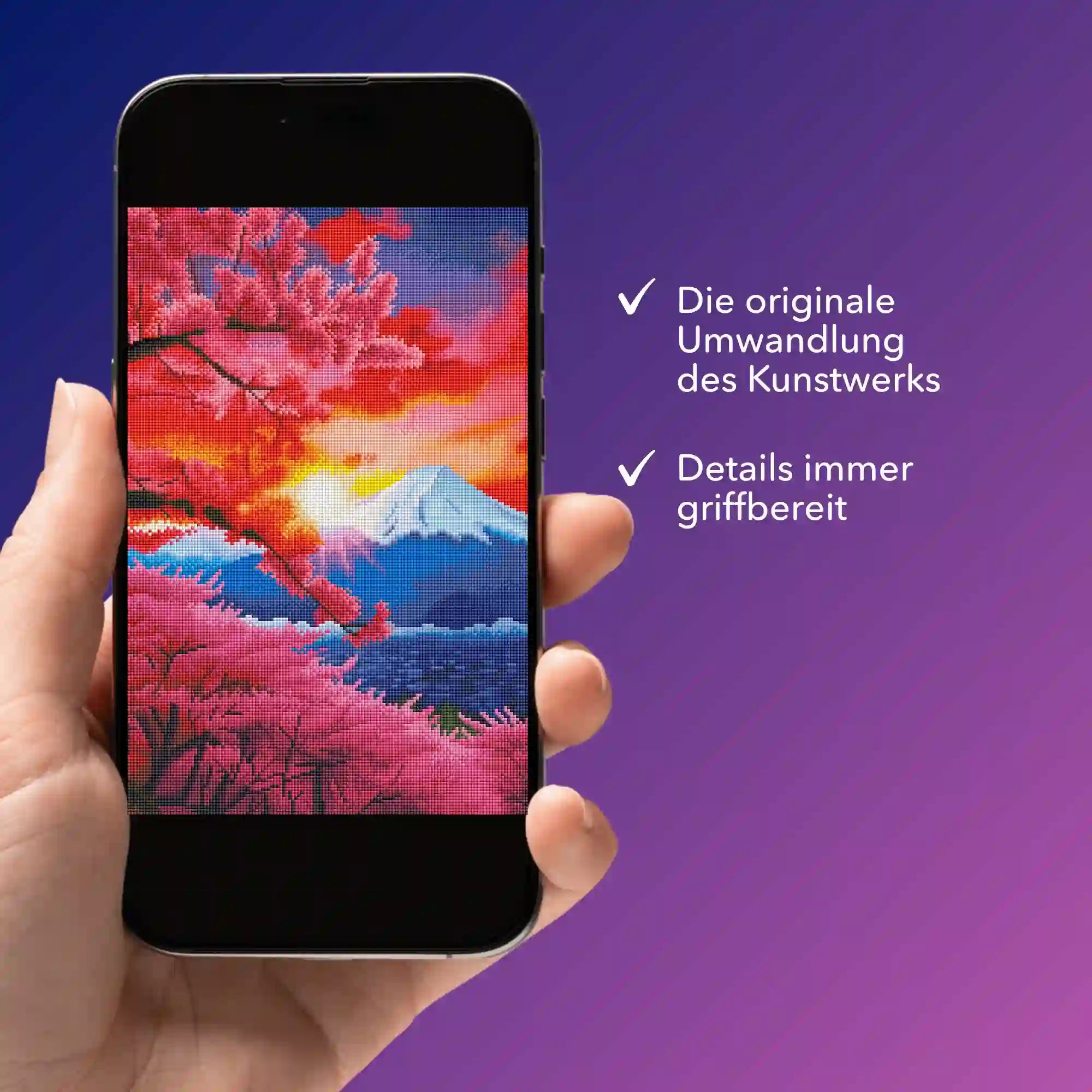 Digitale Bildmappe - Berg der Kirschblüten