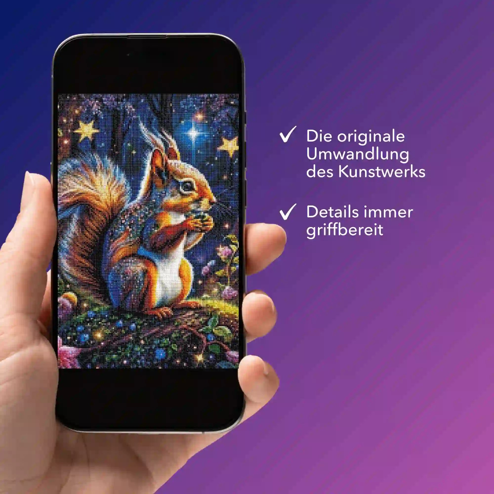 Digitale Bildmappe - Eichhörnchen im Zauberwald