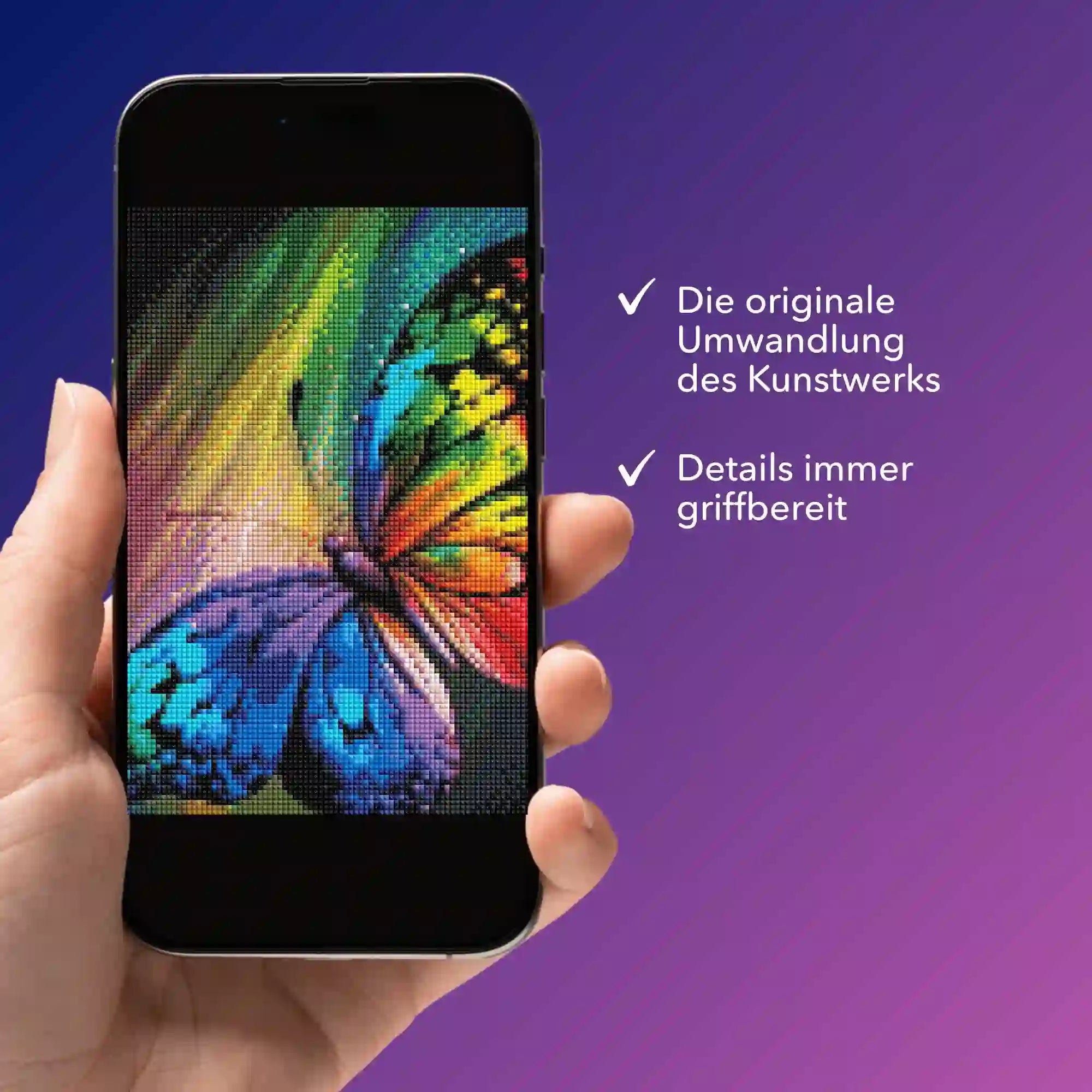 Digitale Bildmappe - Bunter Schmetterling