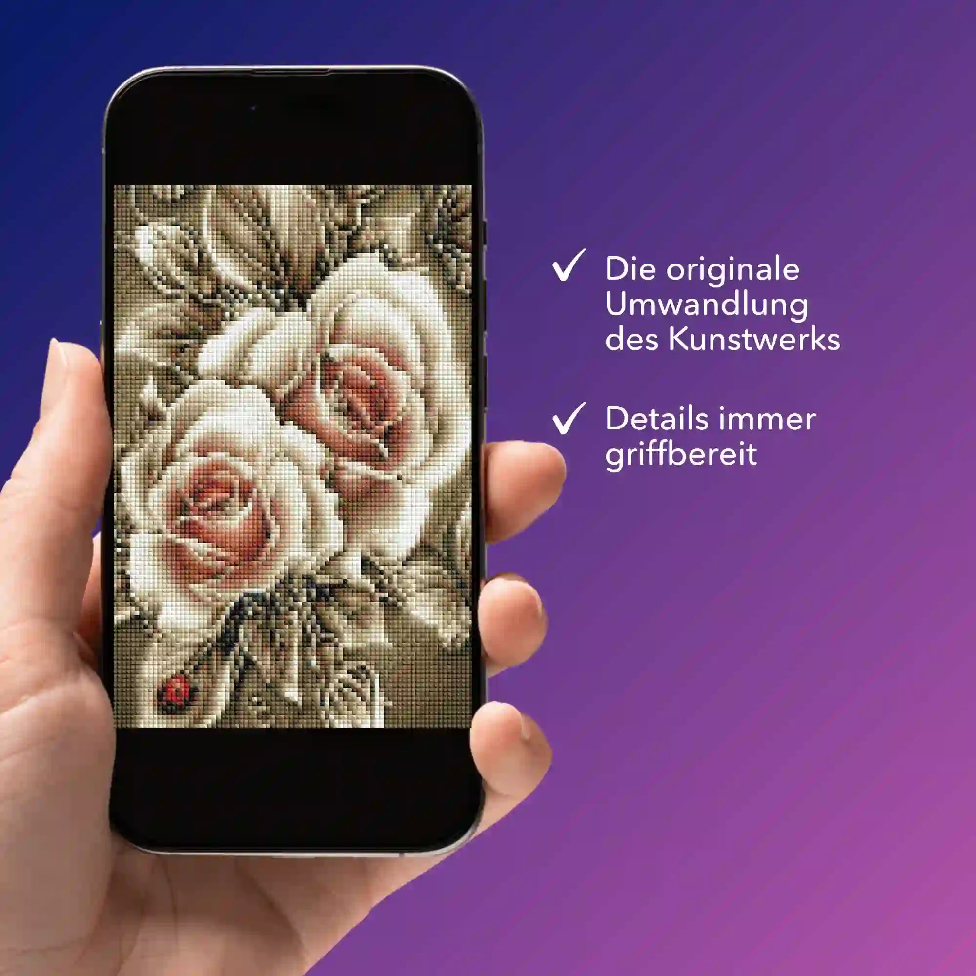 Digitale Bildmappe - Goldene Rosen