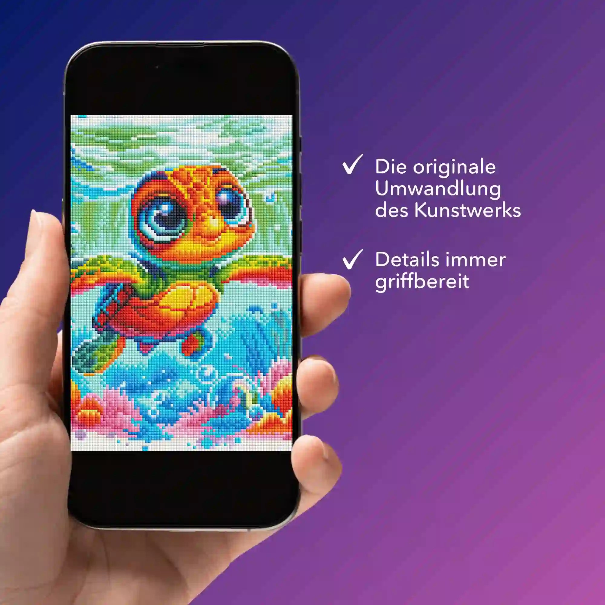 Digitale Bildmappe - Lotta, die kleine Meeresschildkröte