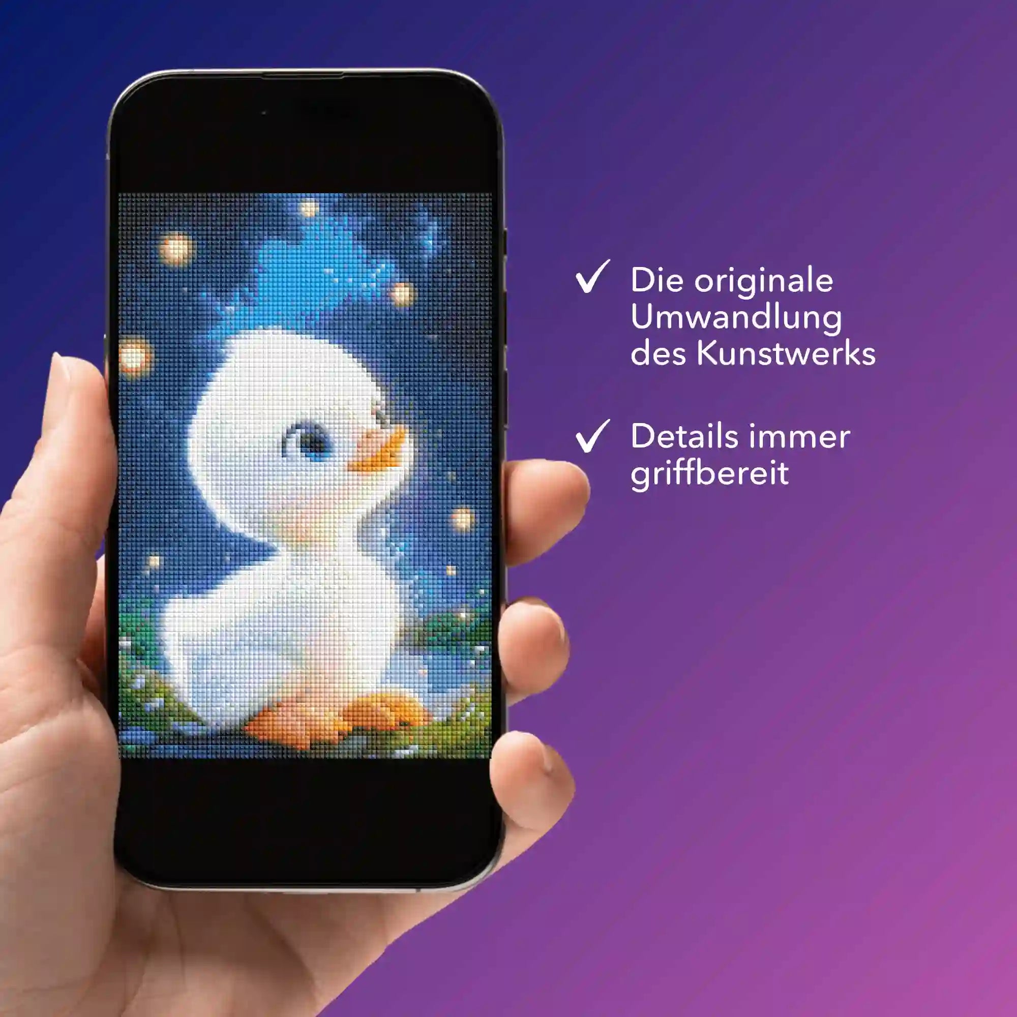 Digitale Bildmappe - Glitzer Entlein