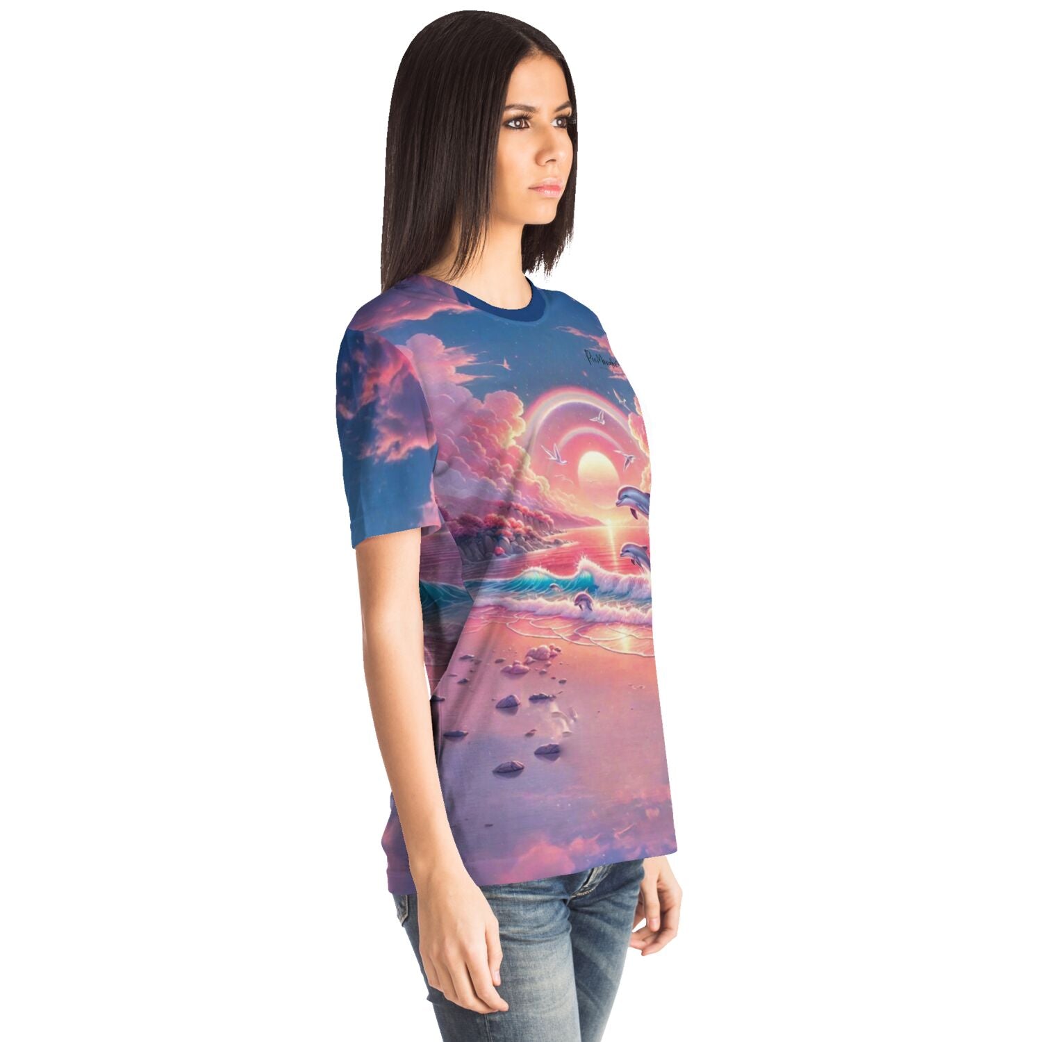 Dreamer T-Shirt - Pinkes Meeresrauschen