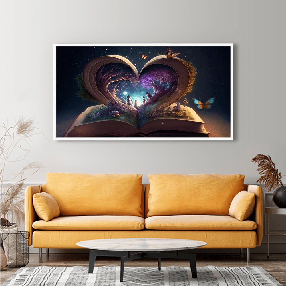 Diamond Painting XXL Wandbild Das Fantasiebuch