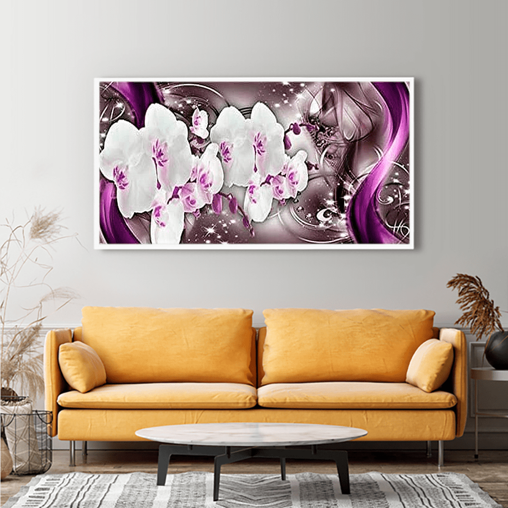 Diamond Painting XXL Wandbild Orchideentraum