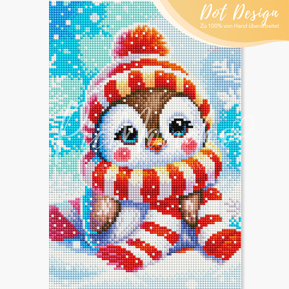 Diamond Painting Dotdesign Kleiner Pinguin Pixie