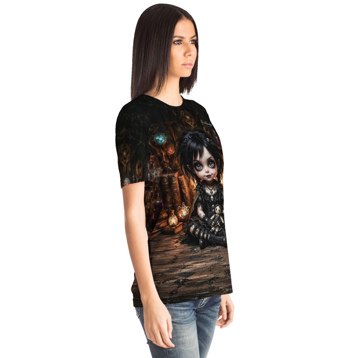 Dreamer T-Shirt mit Little Mistelchen Motiv für Fans von Diamond Painting und Gothic-Kunst