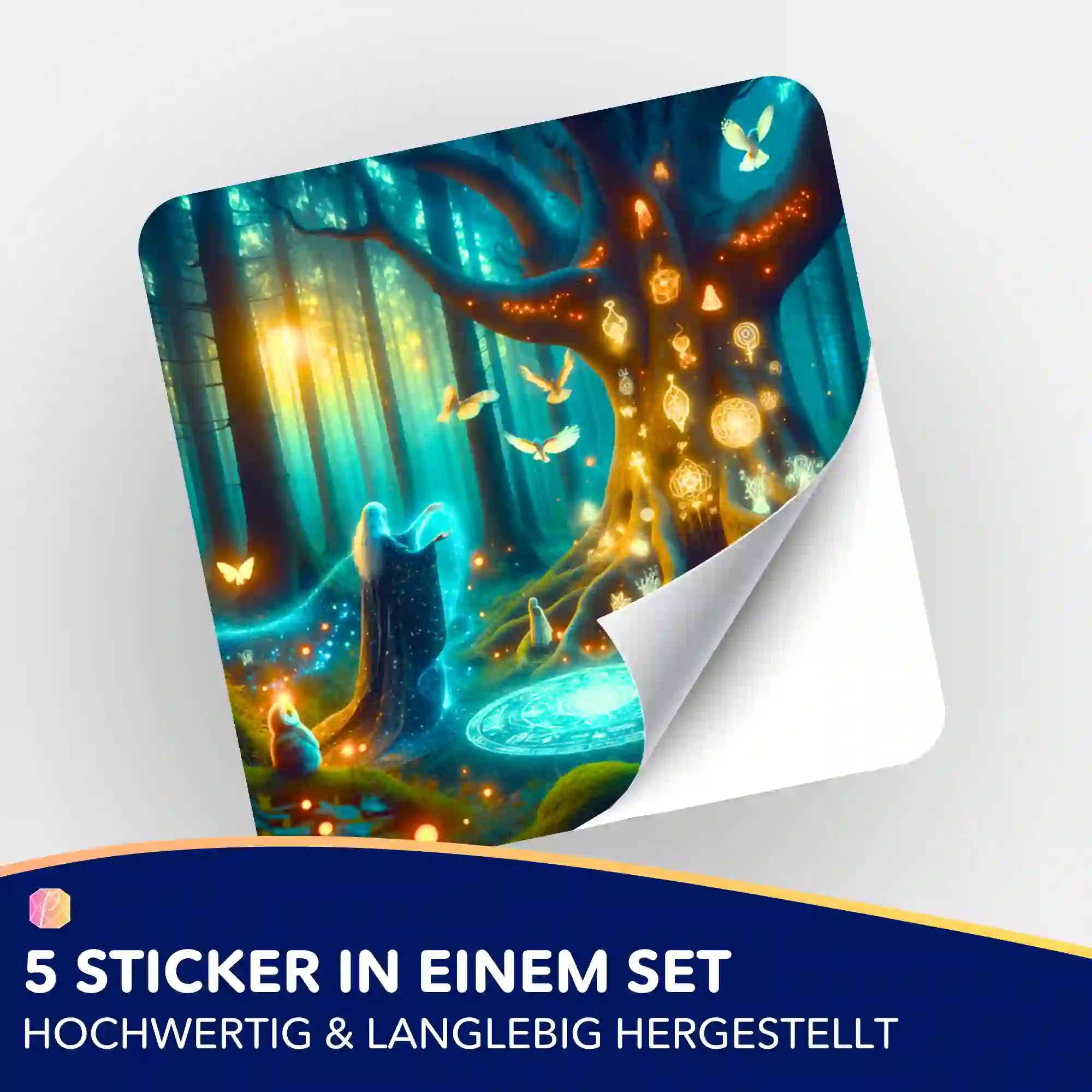 Aufkleber 5er-Set - Hexennacht