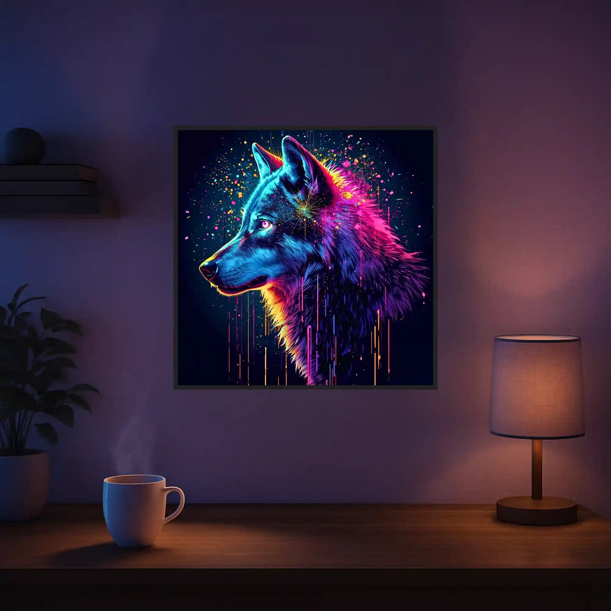 Diamond Painting - Krafttier Wolf: Klarheit & Instinkt