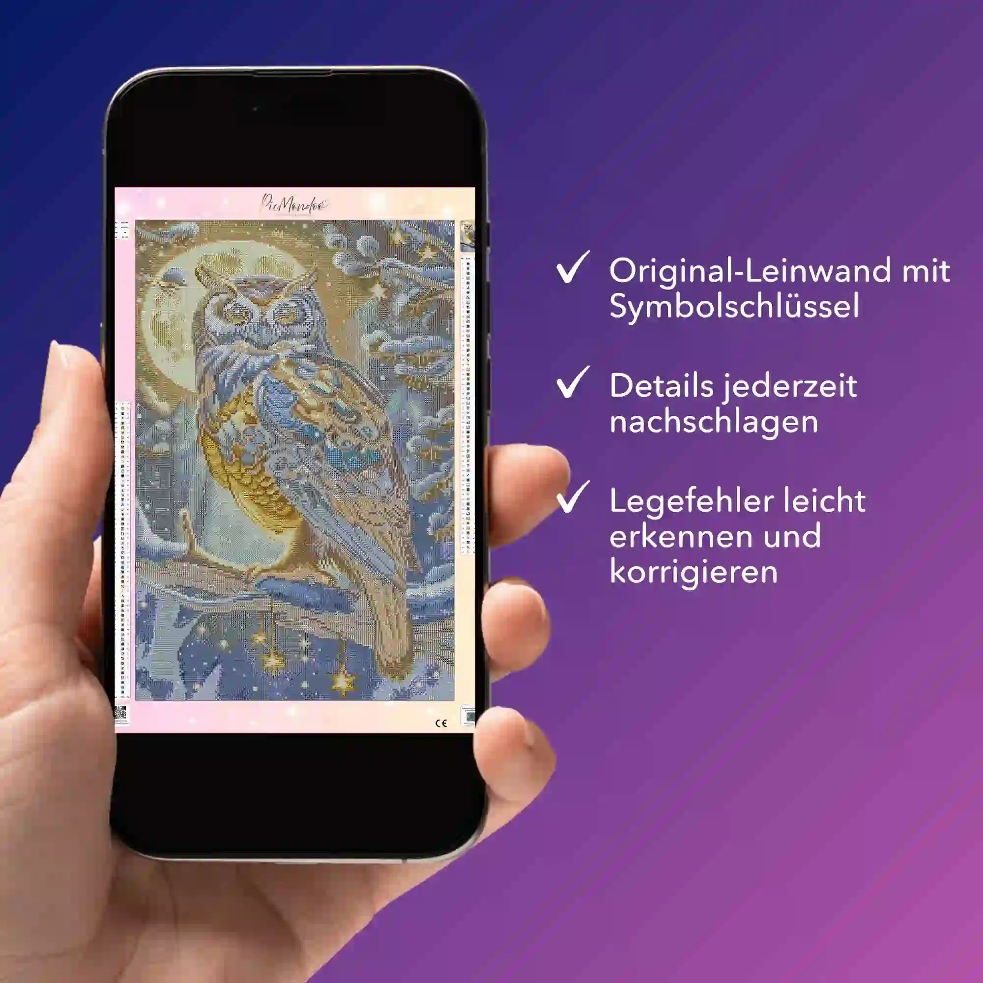 Digitale Bildmappe - Goldene Schneeeule