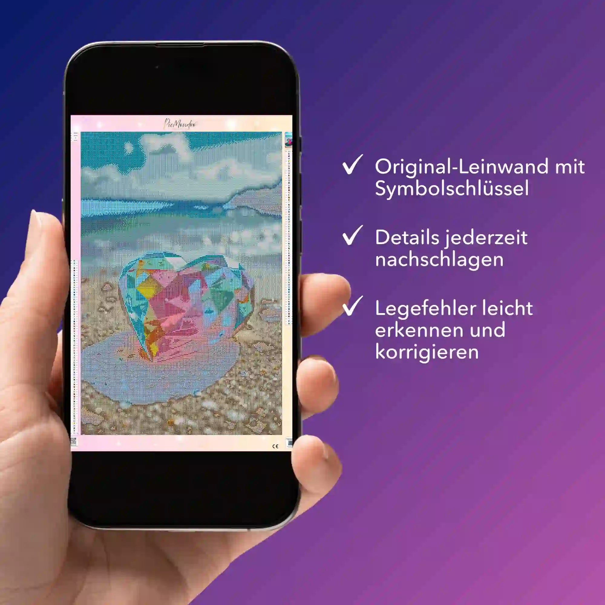 Digitale Bildmappe - Crystal Heart