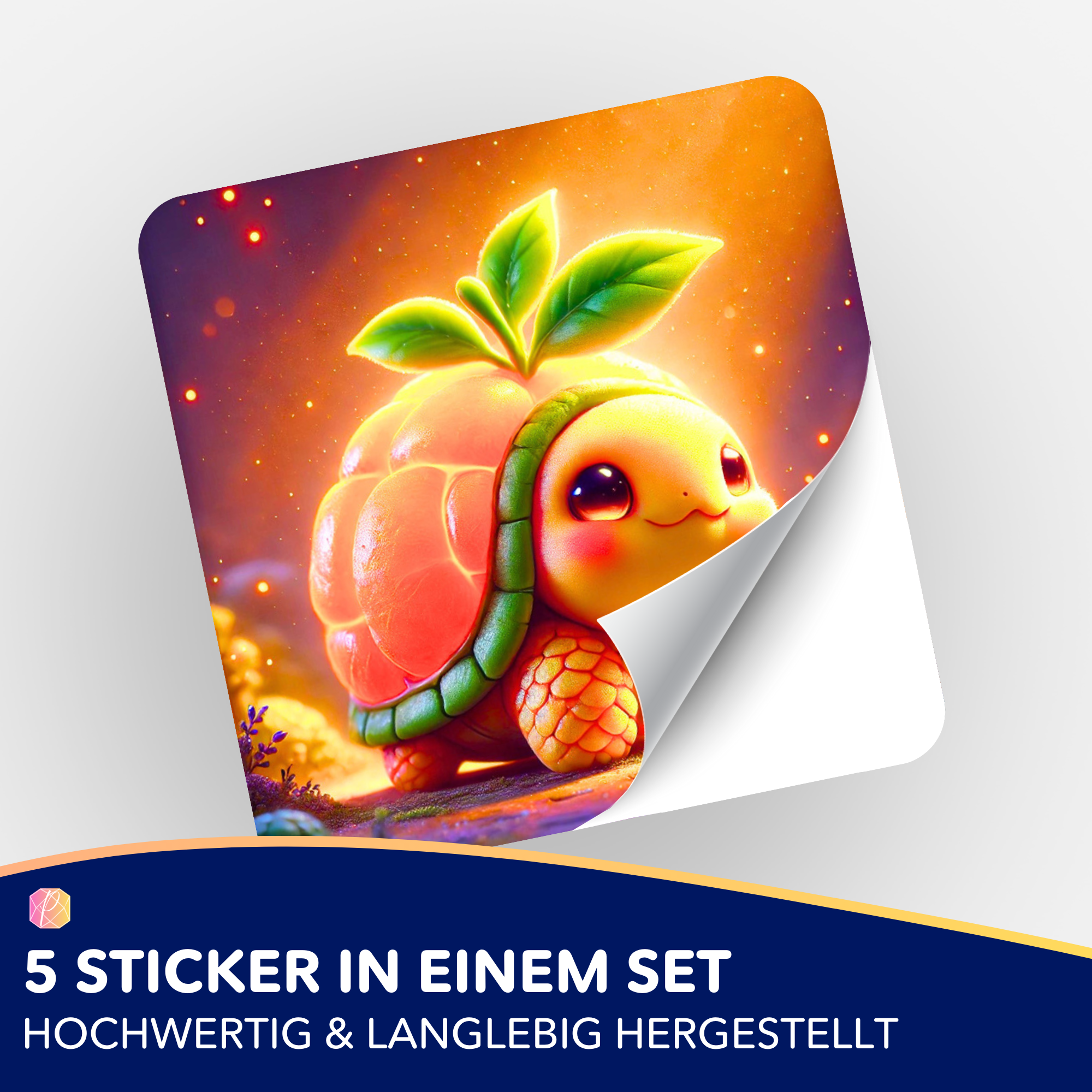 Aufkleber 5er-Set - Frutty