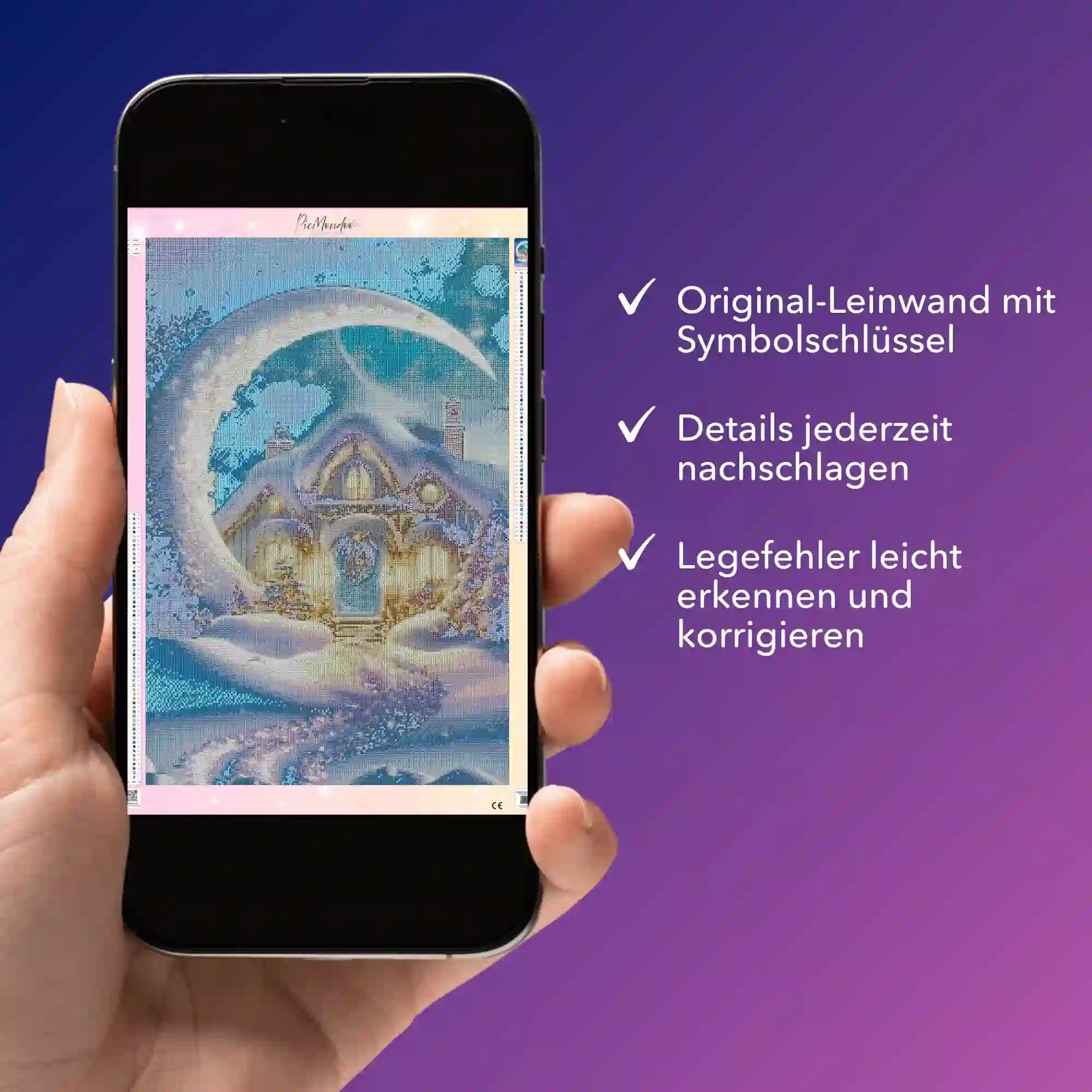 Digitale Bildmappe - Moon and Snow