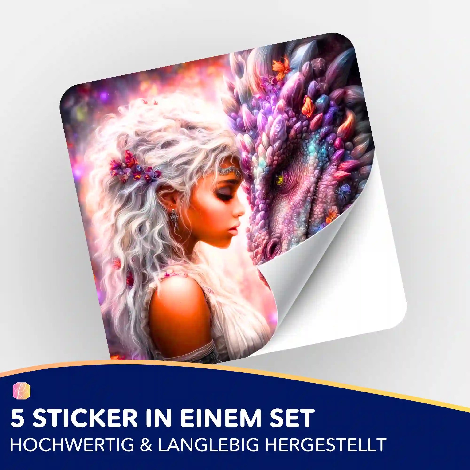 Aufkleber 5er-Set - Seelenbund